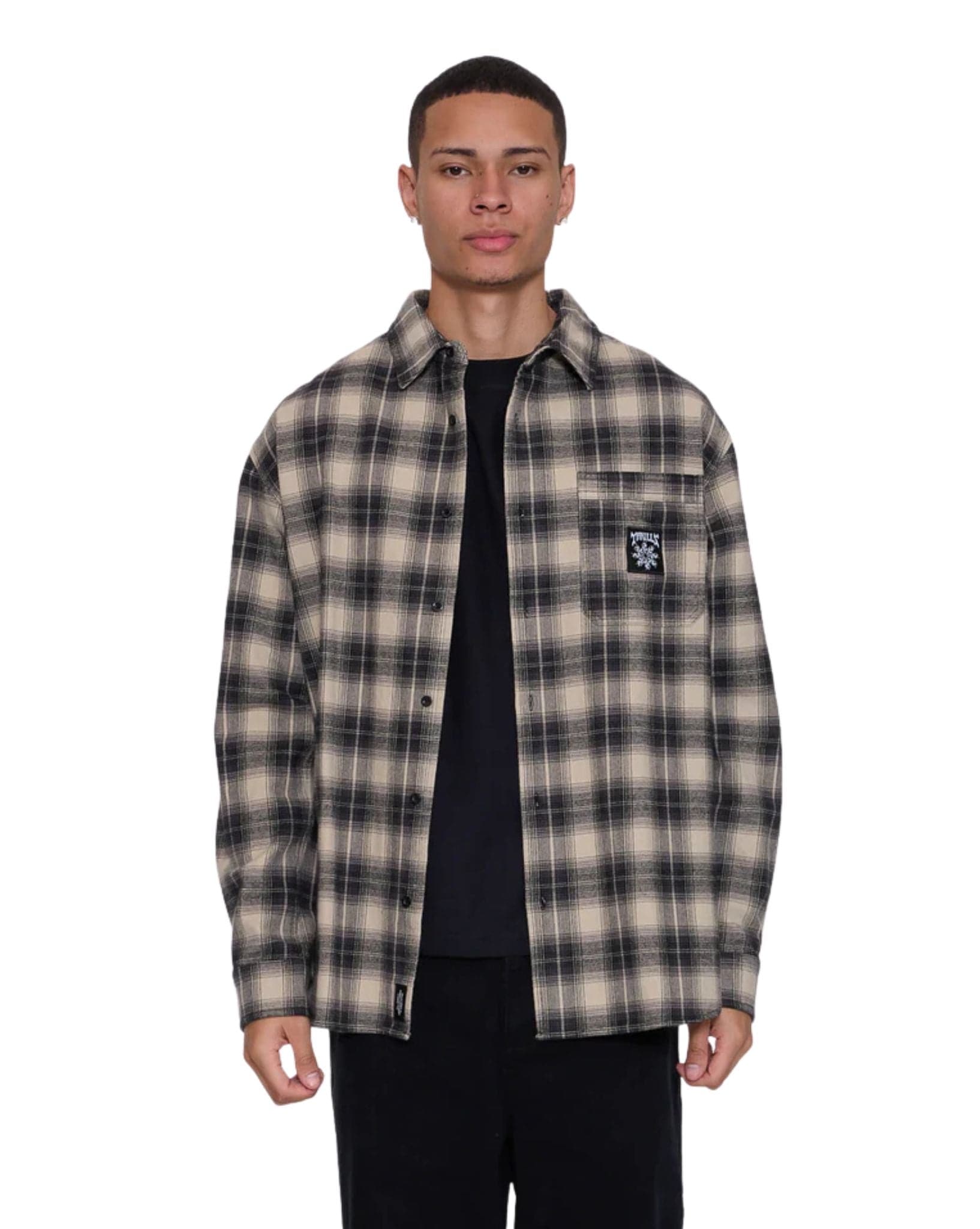 Thrills Stagger Barrio Long Sleeve Flannel Shirt