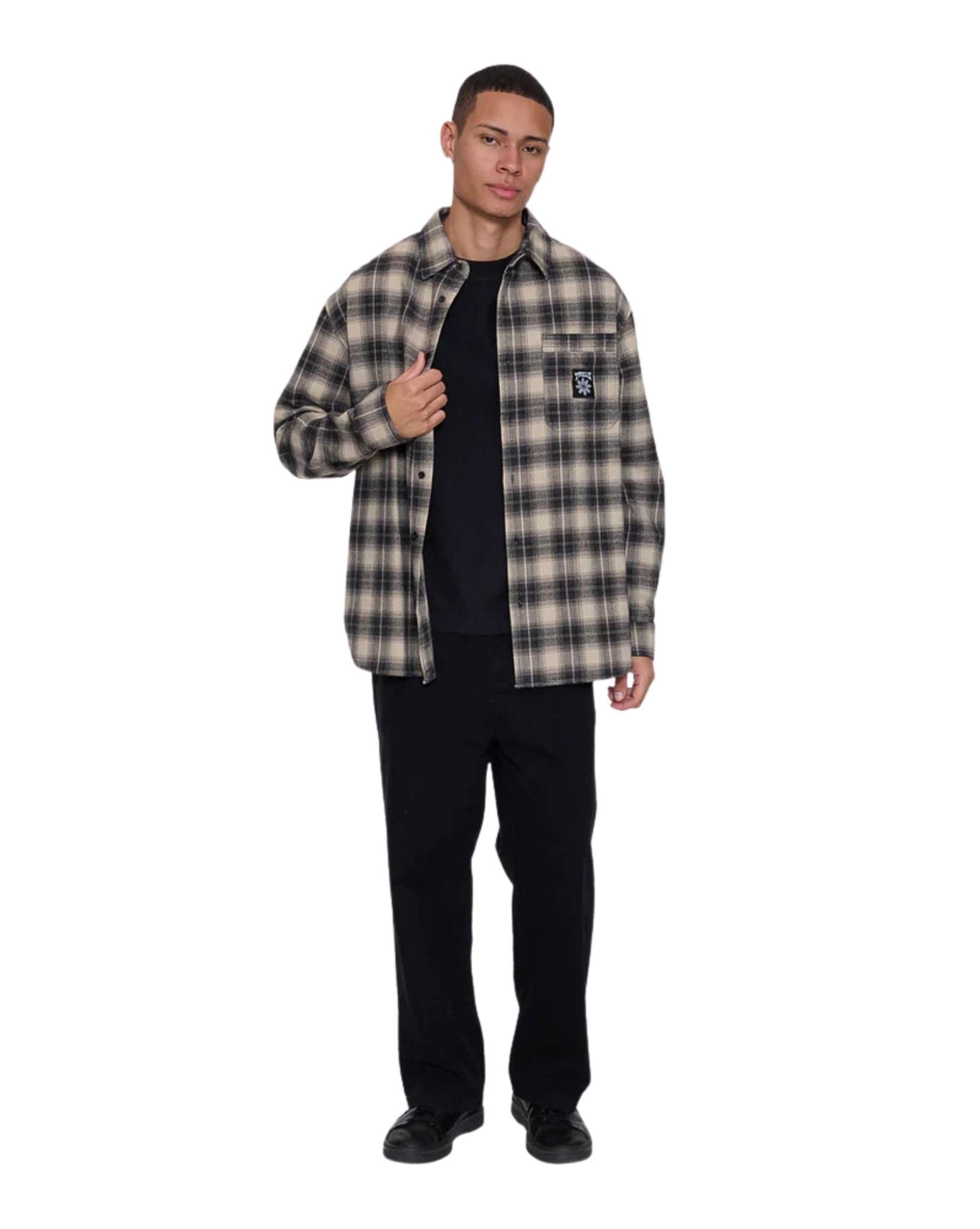 Thrills Stagger Barrio Long Sleeve Flannel Shirt