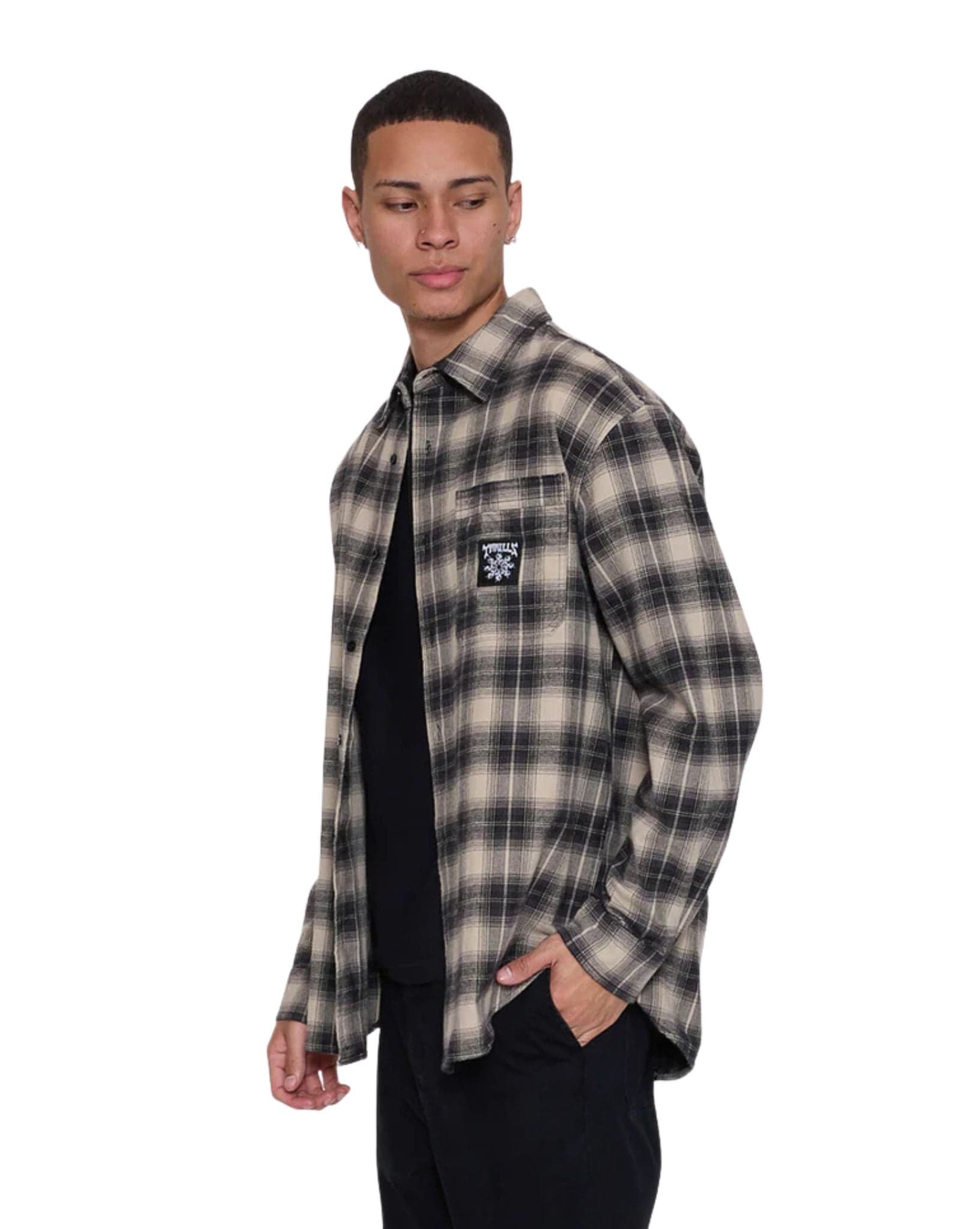 Thrills Stagger Barrio Long Sleeve Flannel Shirt
