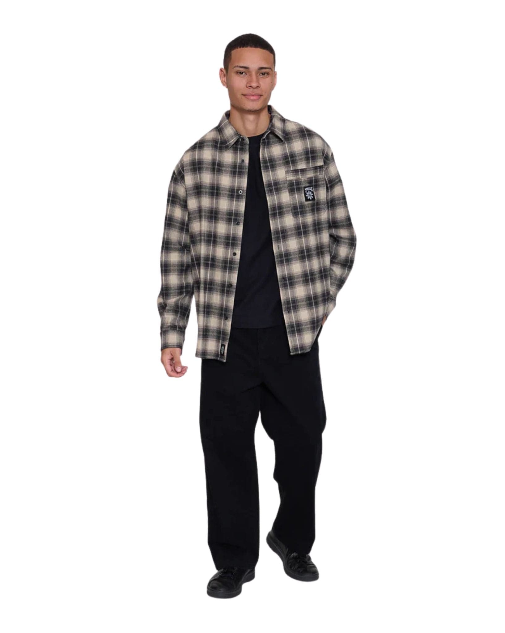 Thrills Stagger Barrio Long Sleeve Flannel Shirt