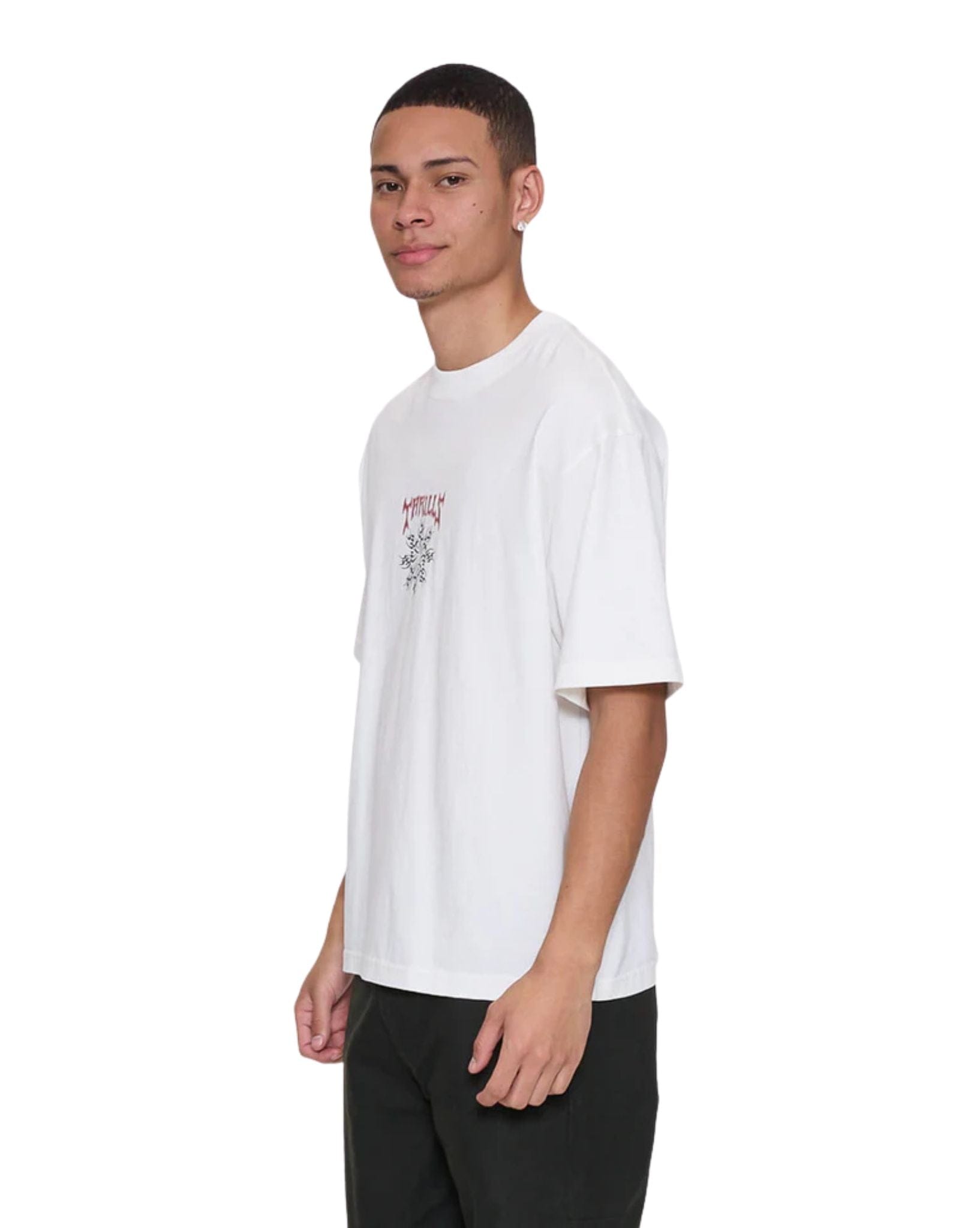 Thrills Stagger Box Fit Oversize Cropped Tee