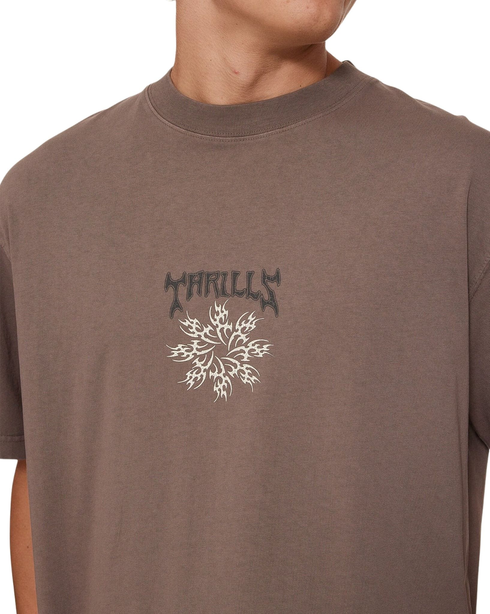 Thrills Stagger Oversize Box Crop Tee