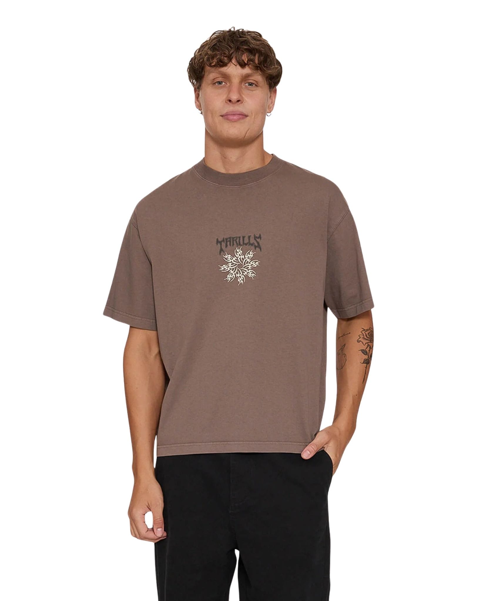 Thrills Stagger Oversize Box Crop Tee