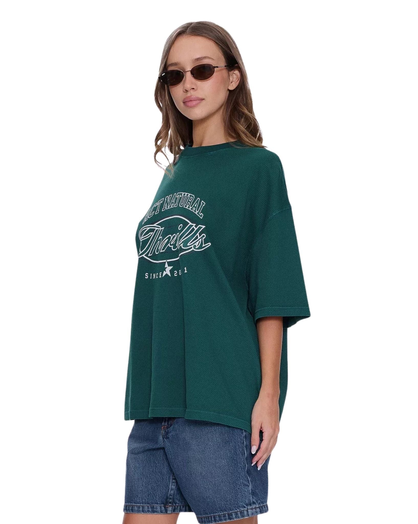 Thrills Standard Issue Waffle Oversized Tee