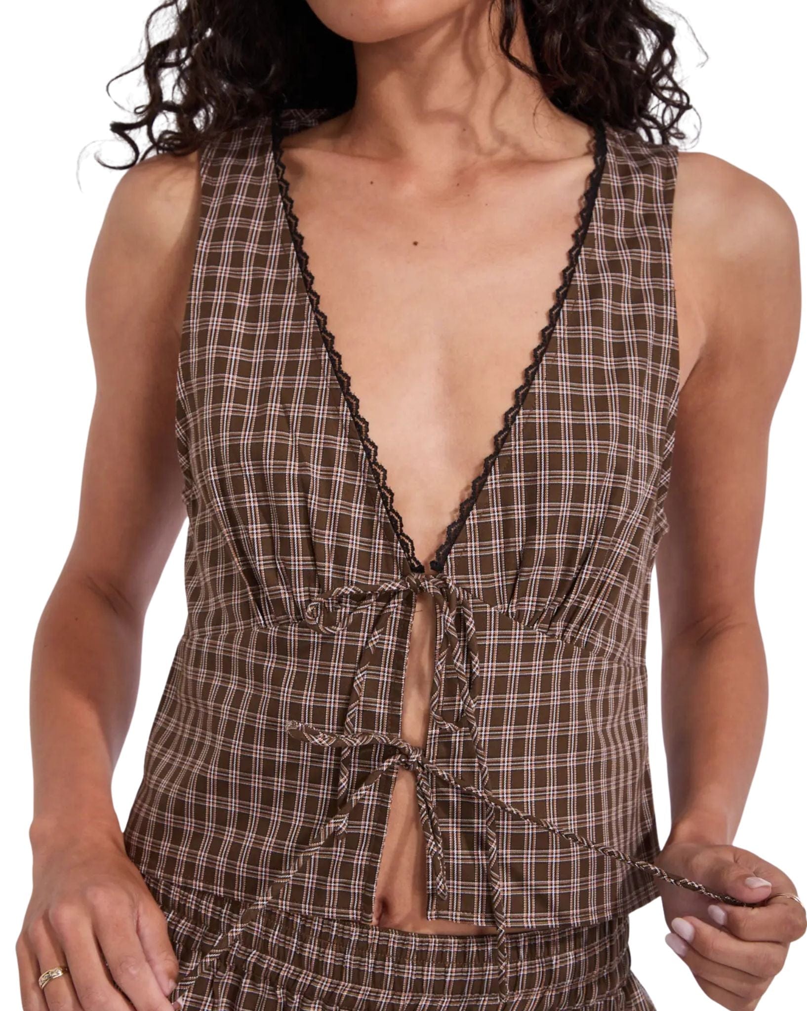 Thrills State of Mind Check Top