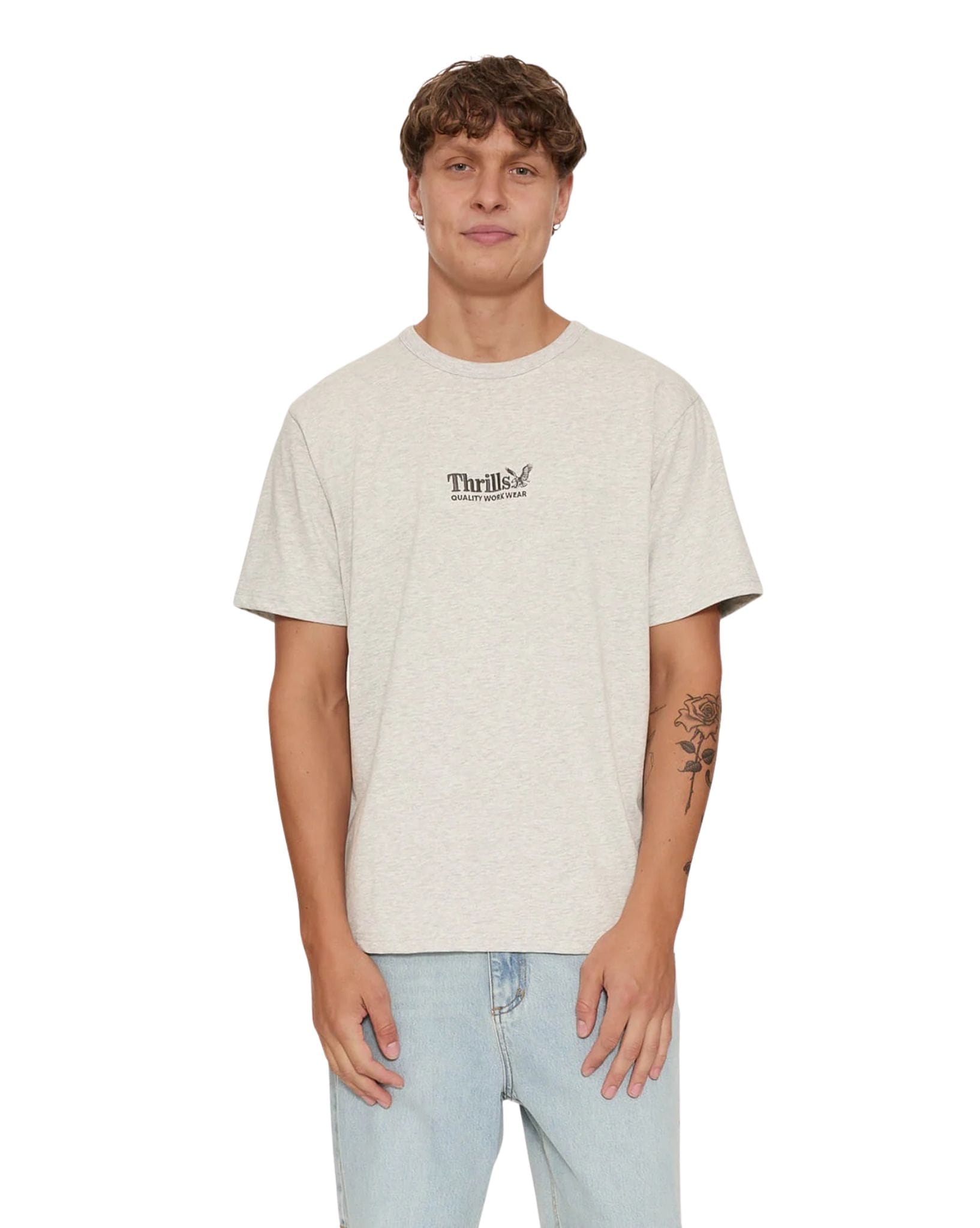 Thrills Thrills Workwear Embro Merch Tee