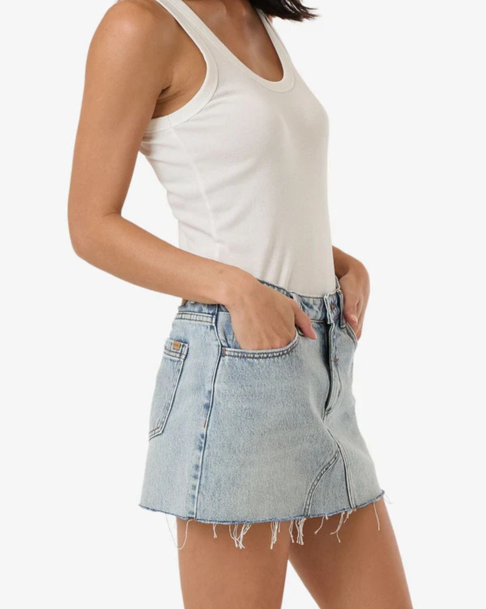 Thrills Womens Candy Skirt - Tainted Blue