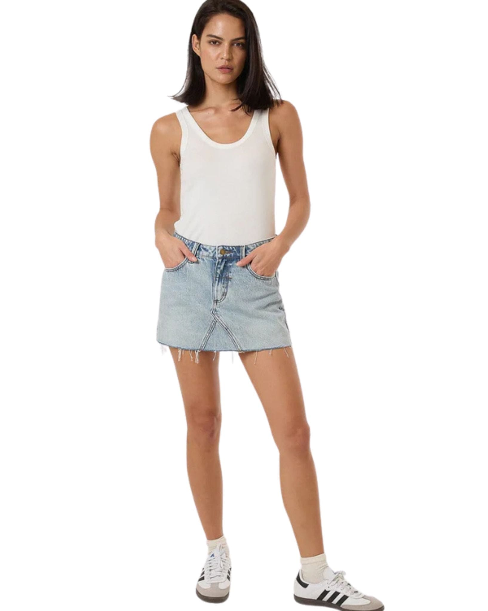 Thrills Womens Candy Skirt - Tainted Blue