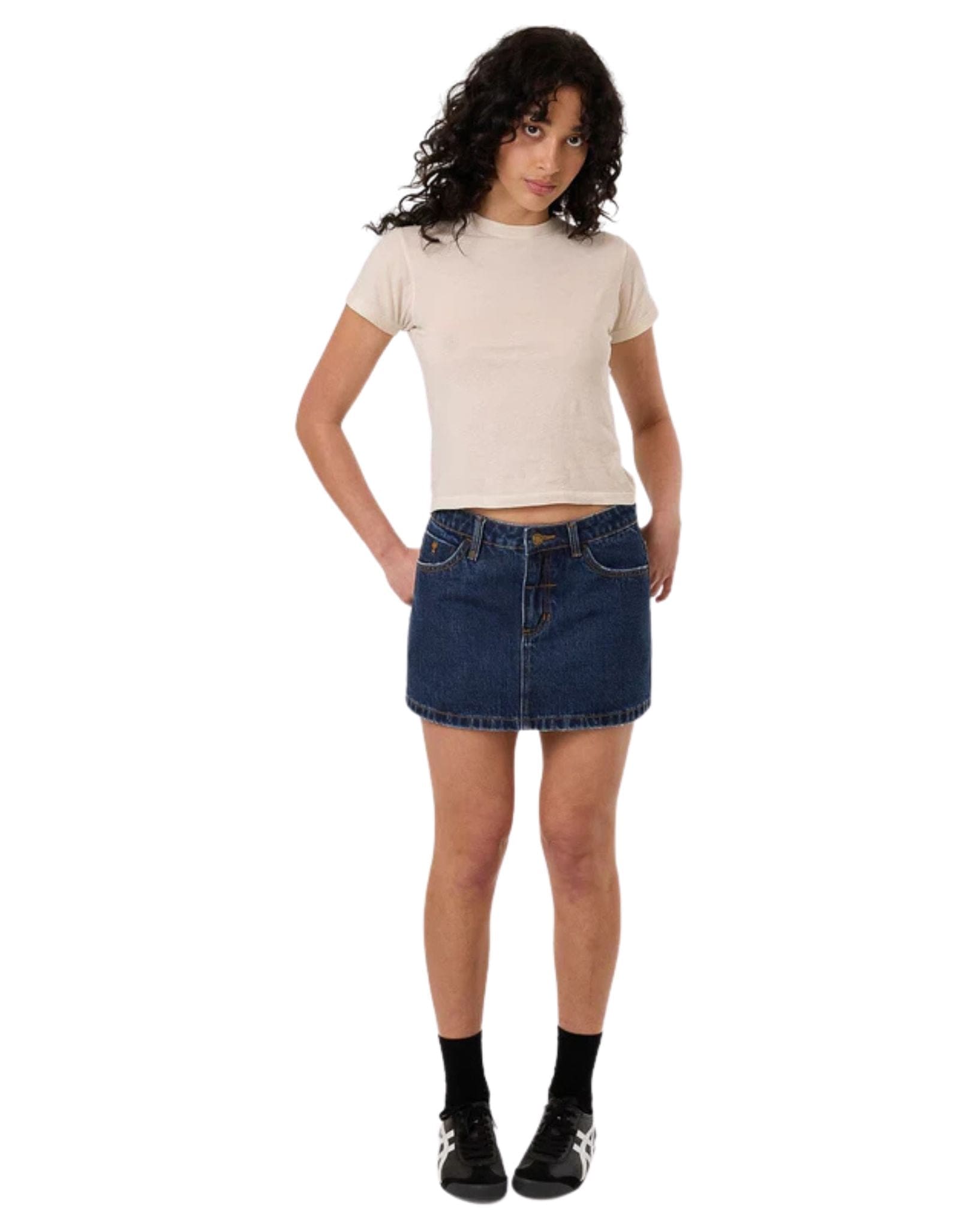 Thrills Womens Sophie Skirt- Rinsed Ink