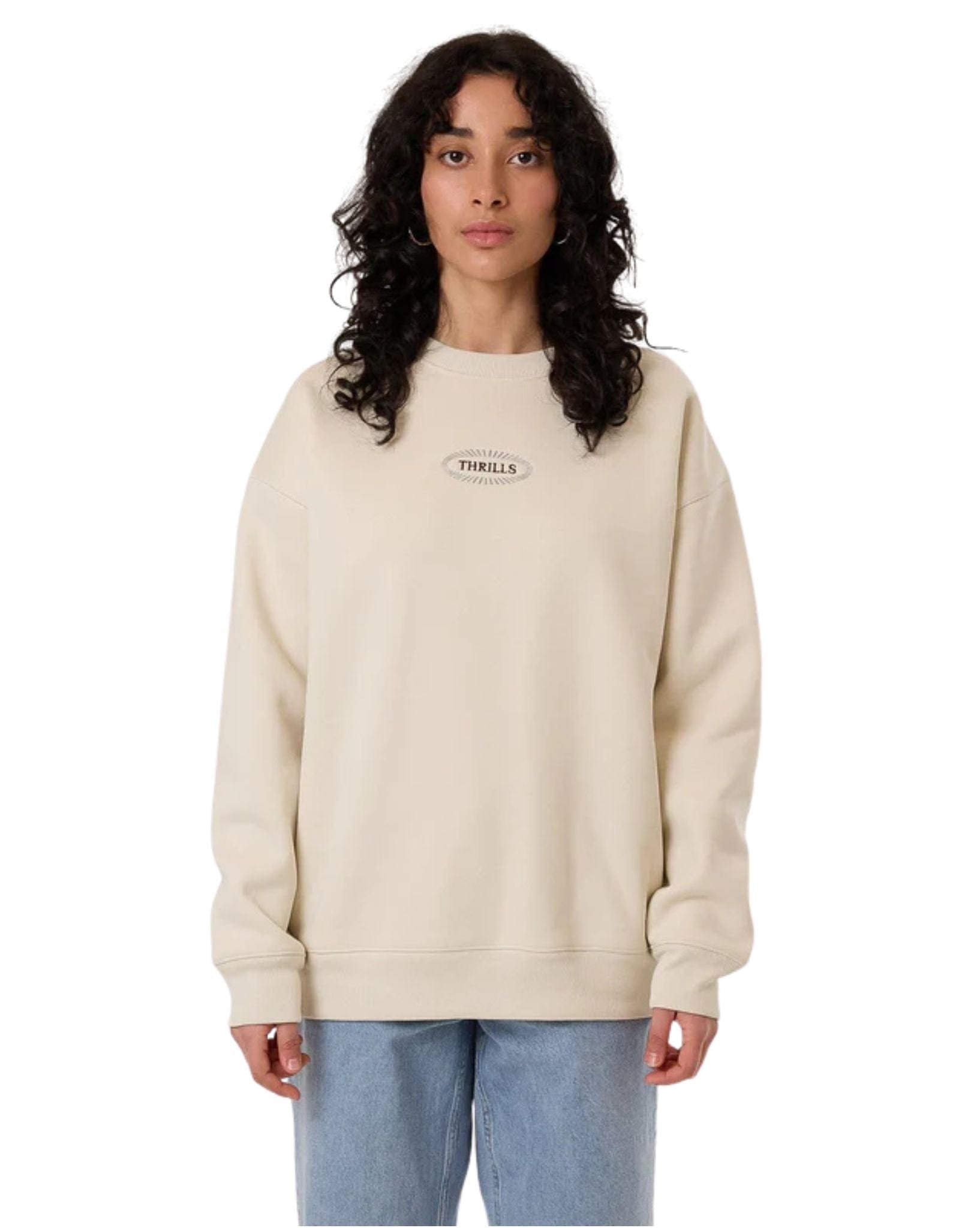 Thrills Womens Vanished Slouch Crew