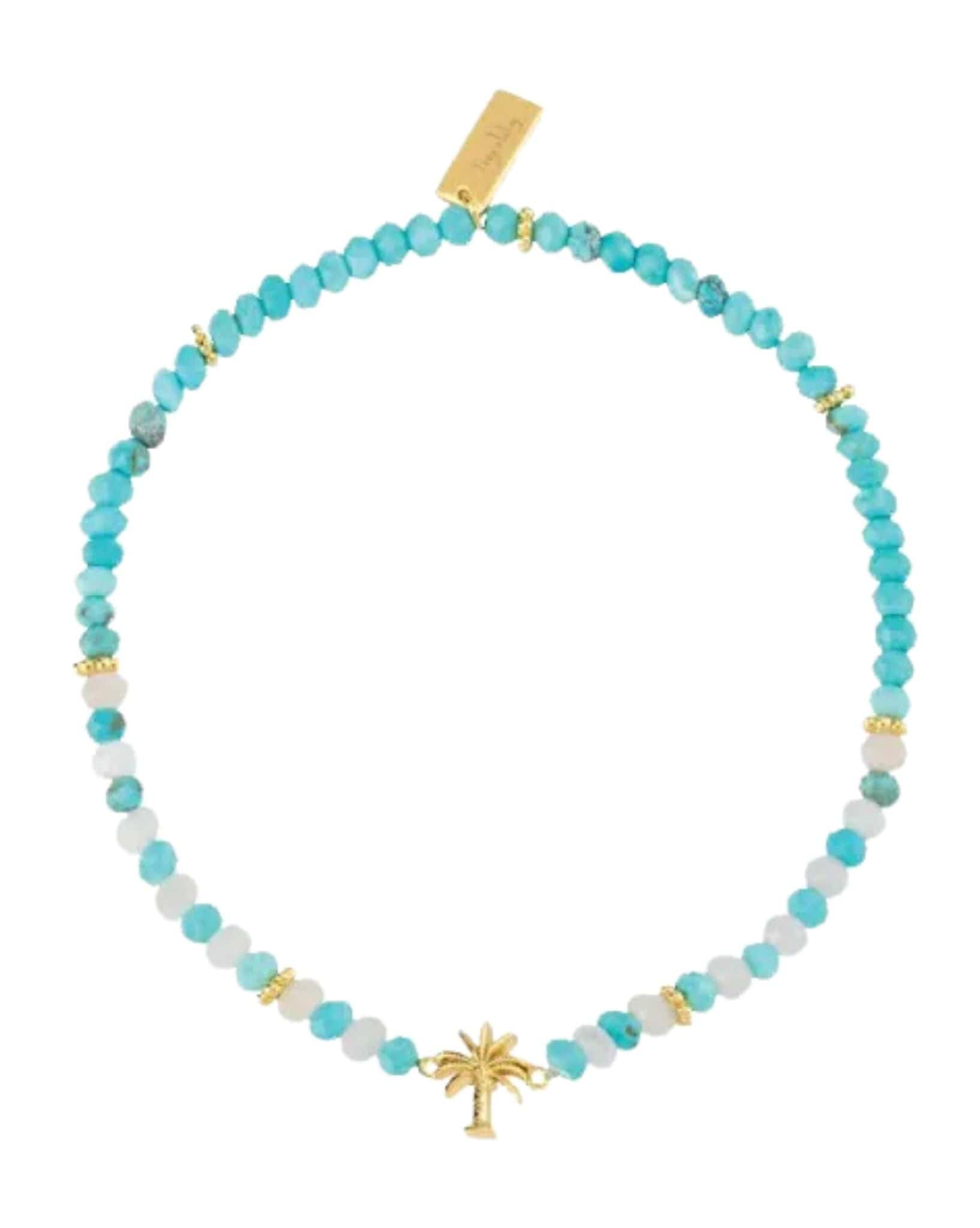 Tigerlily Arms Of Eve X Tigerlily Beaded Palm Charm Anklet