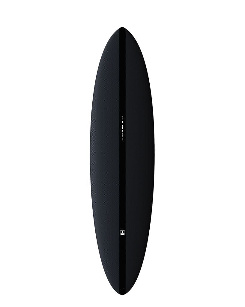 Tolhurst Surfboards HI Mid 6 Twin Thunderbolt Black Surfboard