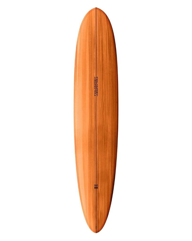 Tolhurst Surfboards HIHP Speed Thunderbolt Red Longboard