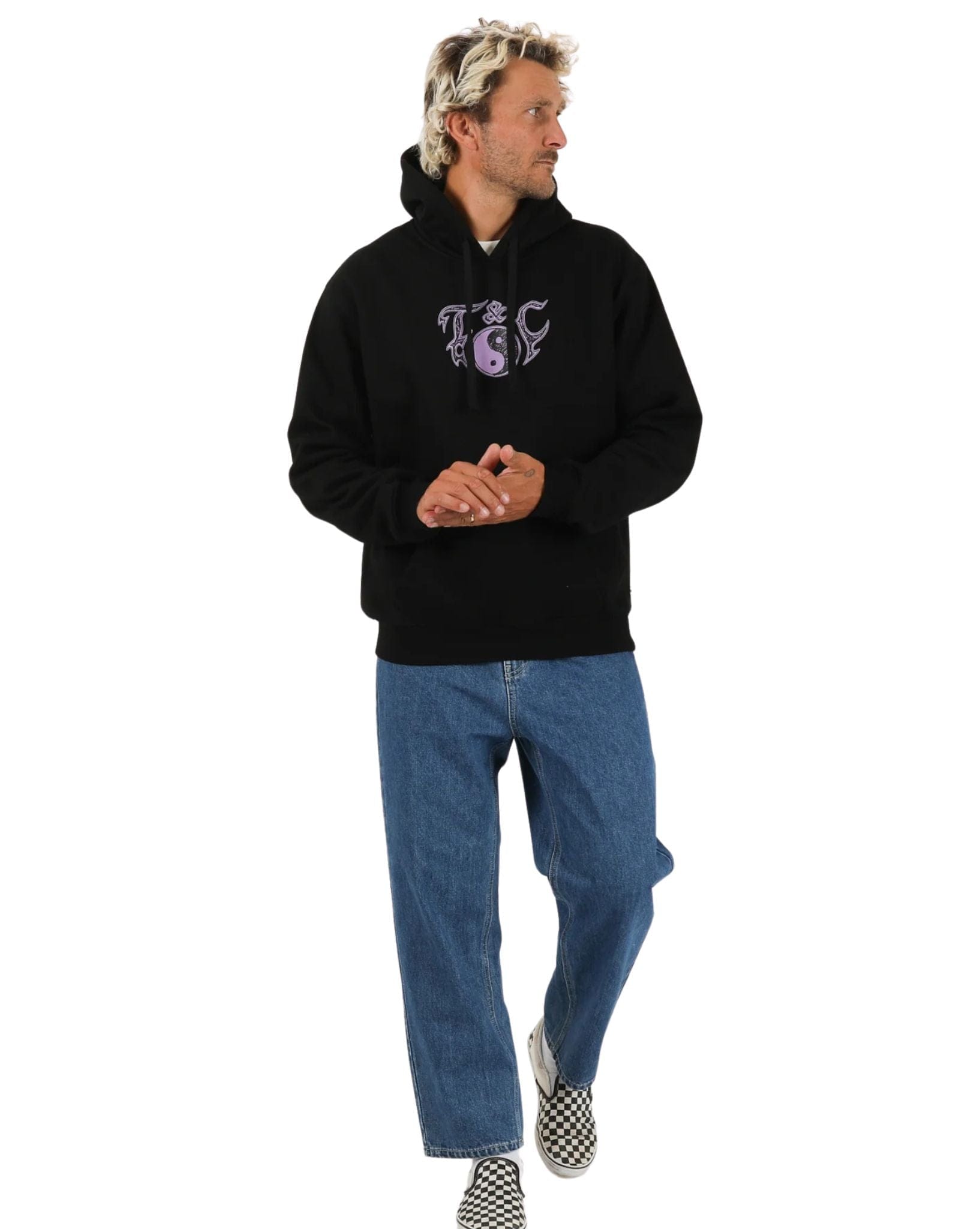 Town & Country Mens Majestic Pop Hood - Black