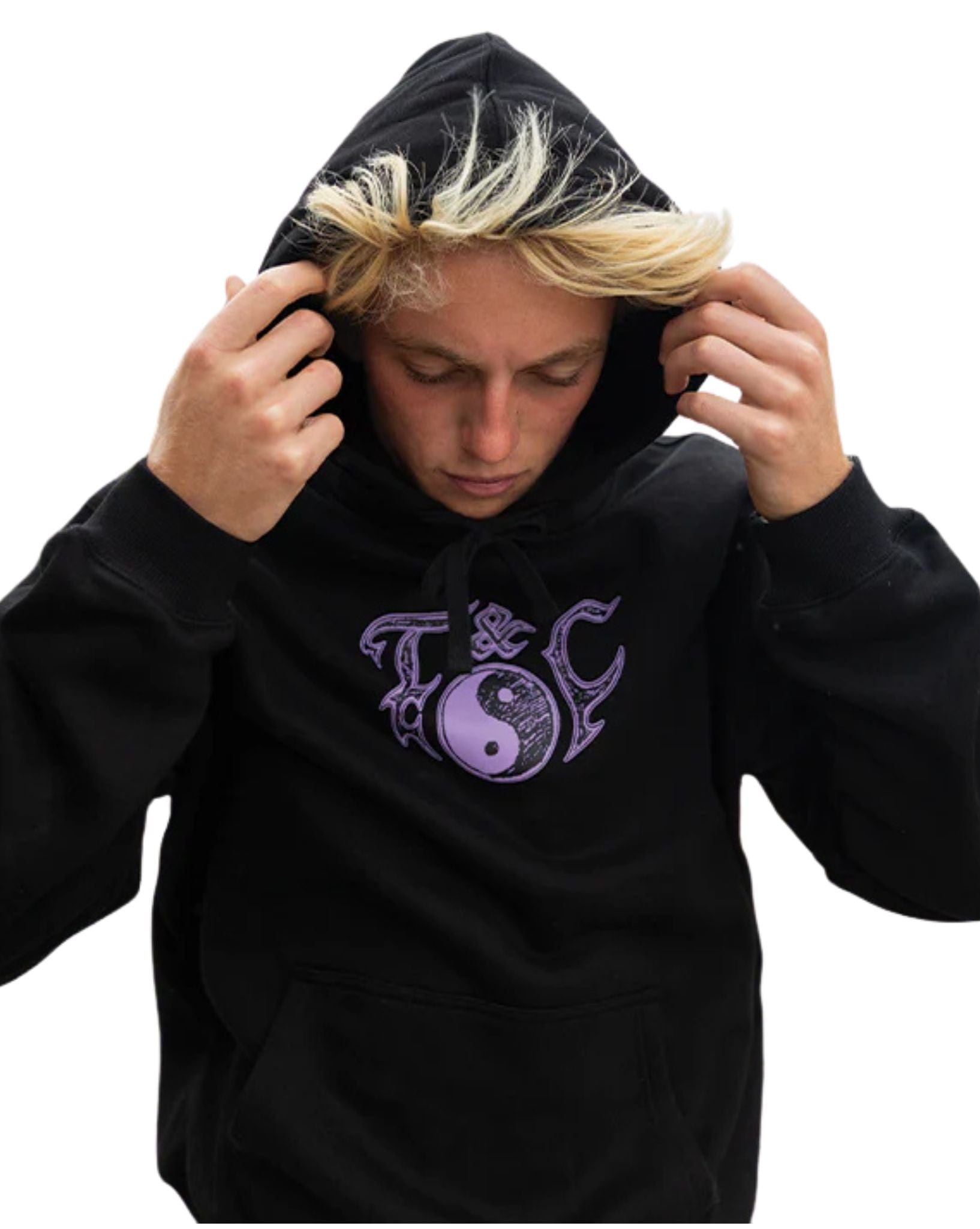 Town & Country Mens Majestic Pop Hood - Black