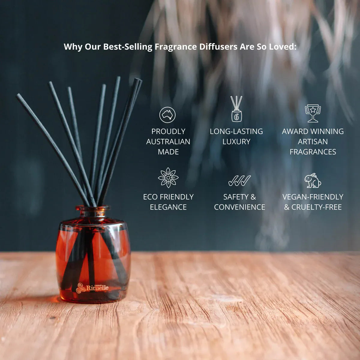 Urban Rituelle Flourish Fragrance Diffuser 90ml – Vanilla