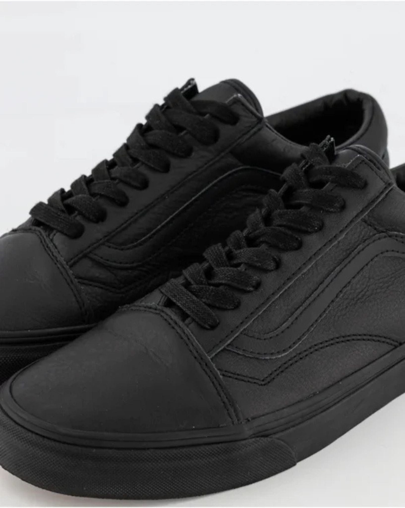 Vans Old Skool Leather Shoes - Black