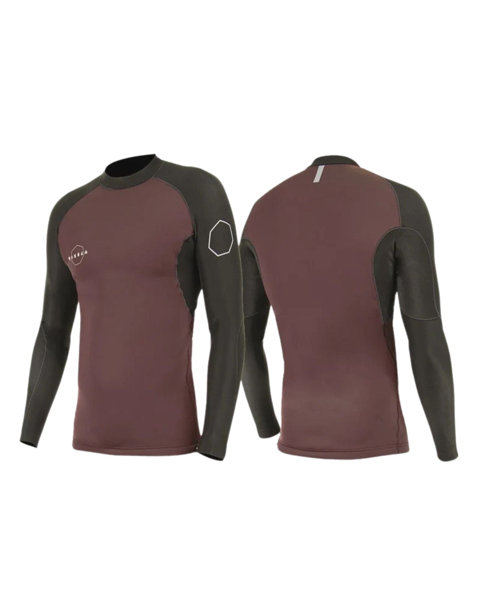 Vissla Mens High Seas II 1mm LS Jacket - Army