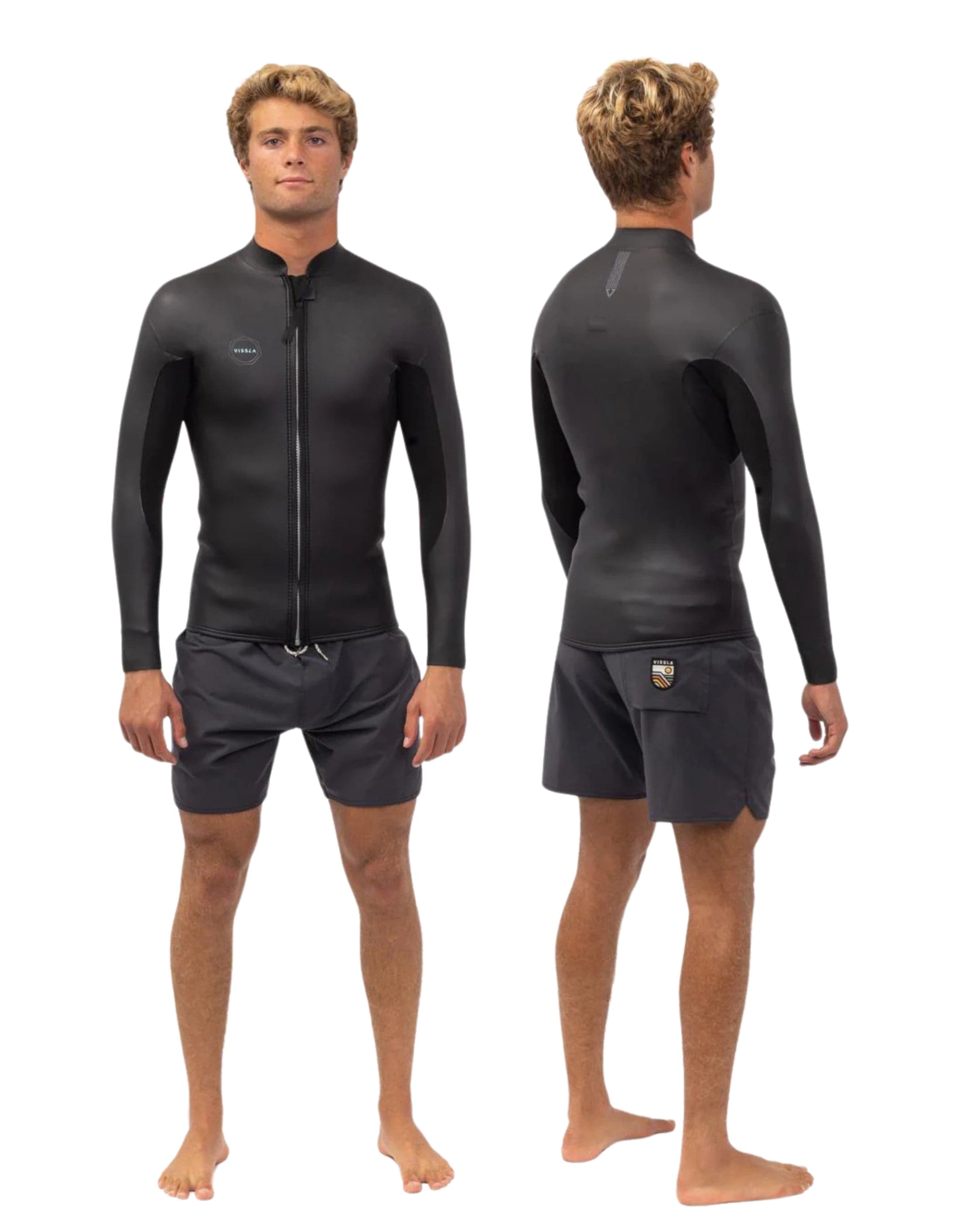 Vissla North Seas 2mm Smooth Front Zip Jacket