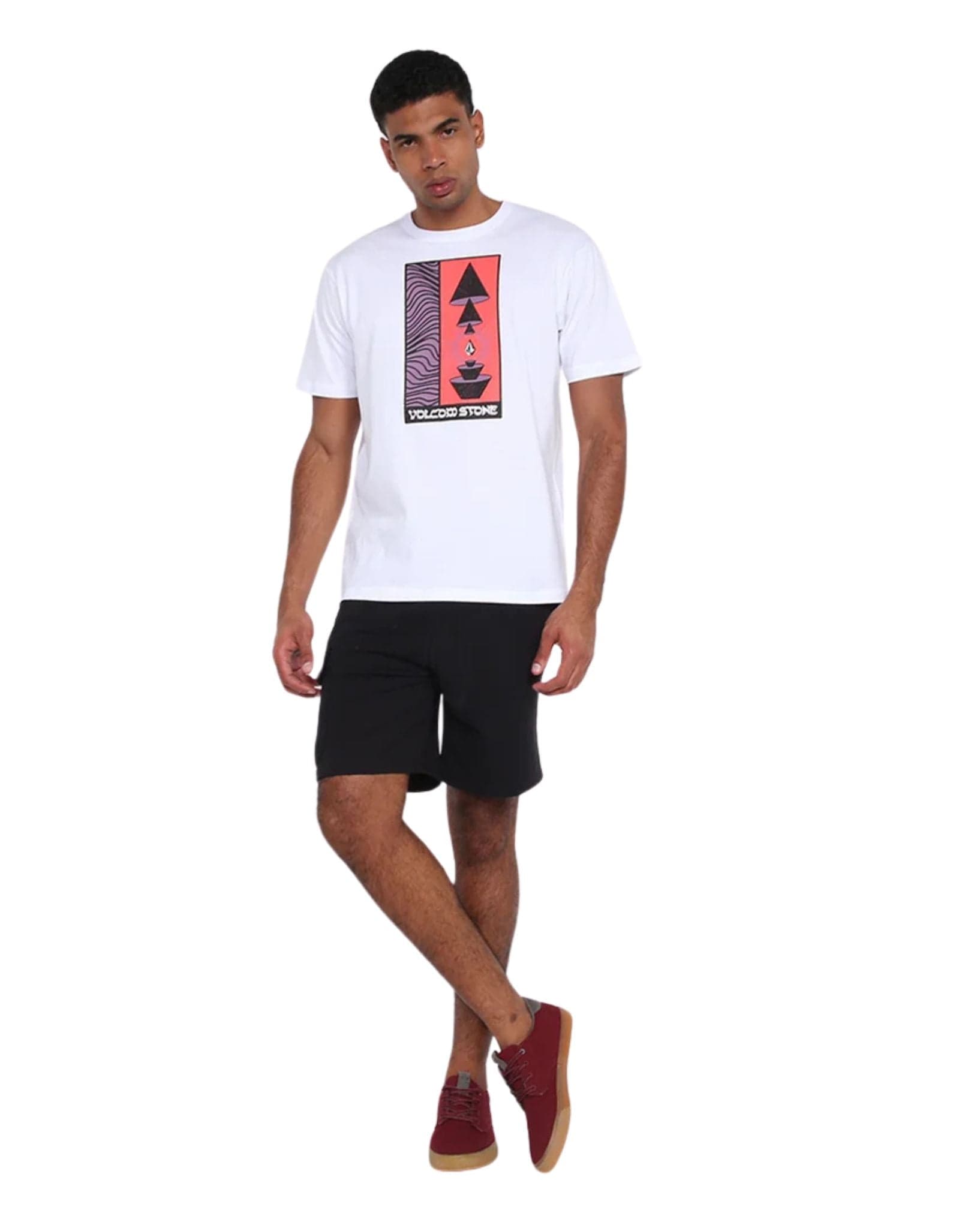 Volcom Mens Within Short Sleeve Tee - White