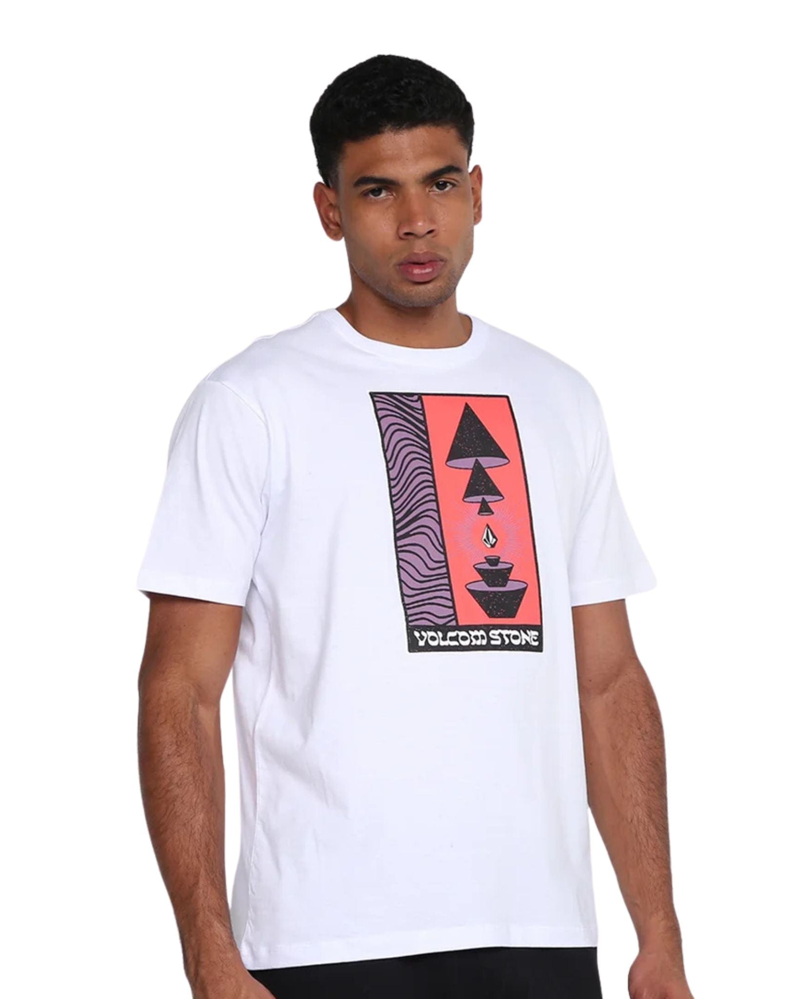 Volcom Mens Within Short Sleeve Tee - White