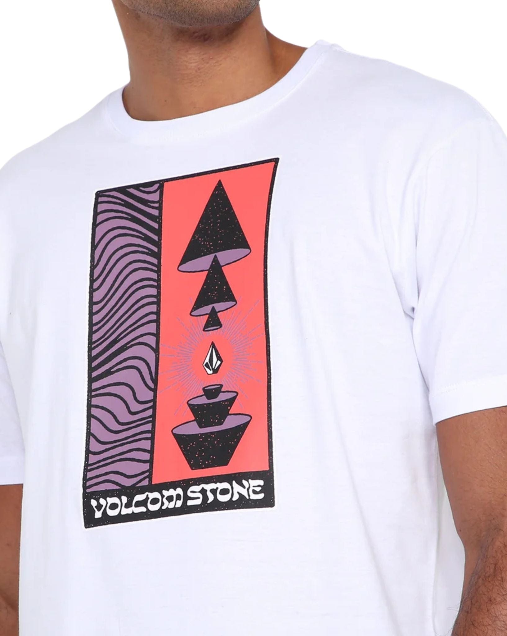 Volcom Mens Within Short Sleeve Tee - White