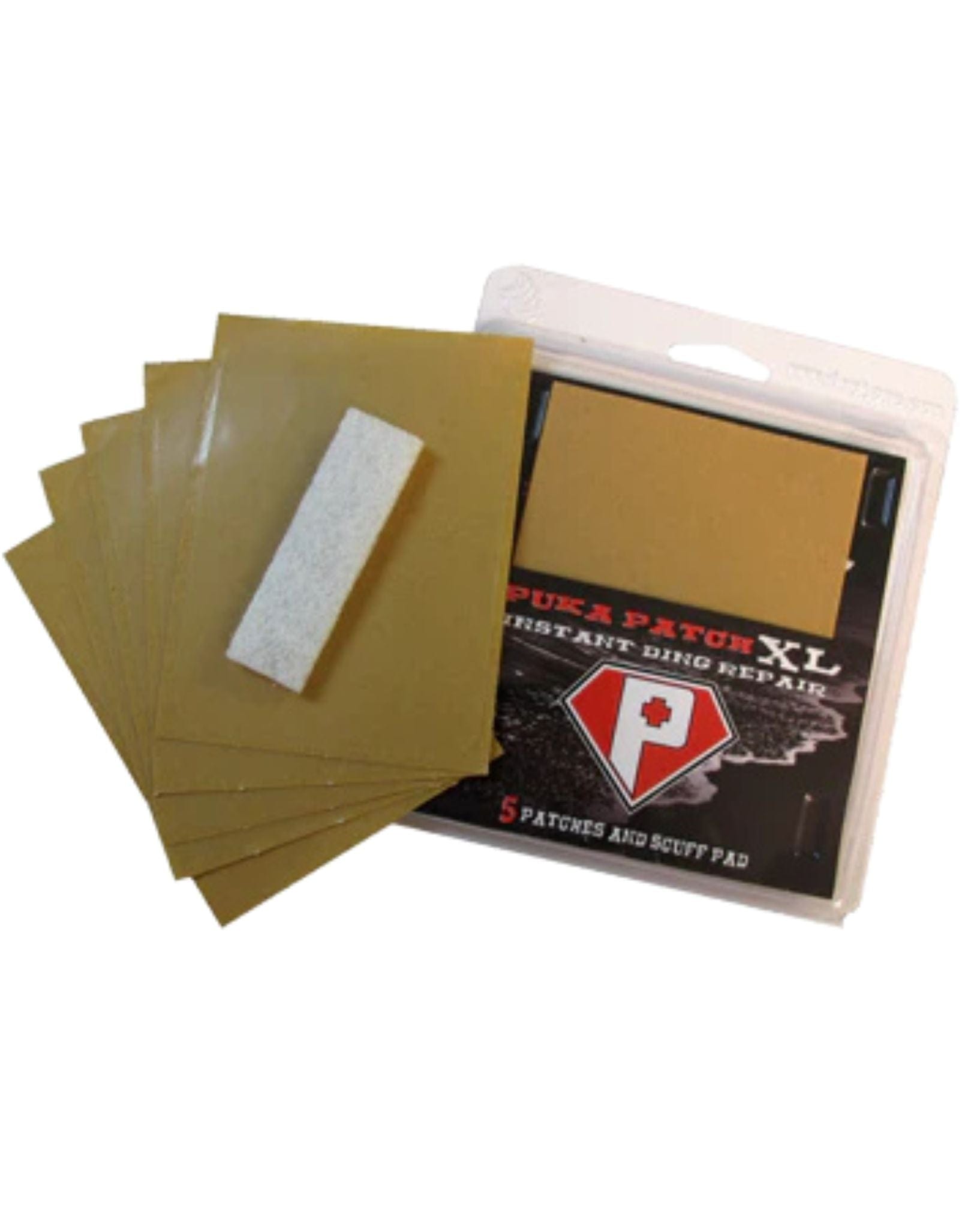 Watershack Puka Patch Ding Repair Single 5pk With Buffing Pad