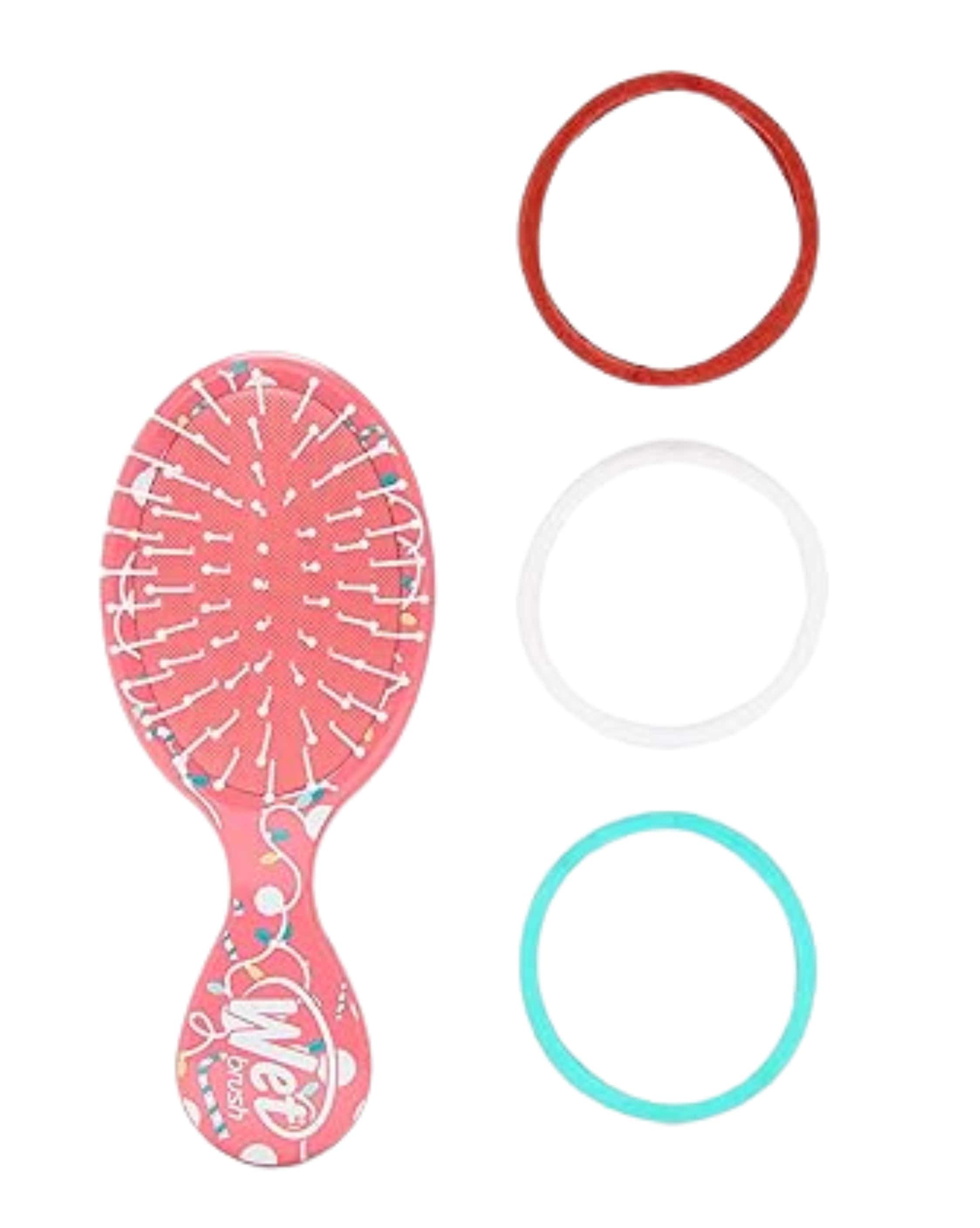 Wet Brush WetBrush Detangler + Elastics - Holiday Joyeux Frosty The Snowman