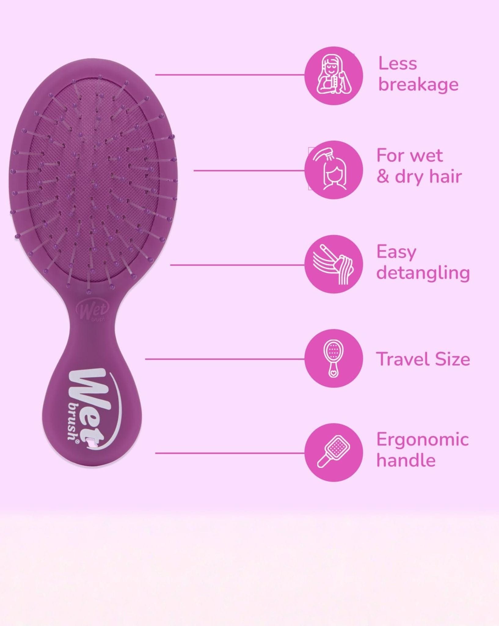 Wet Brush WetBrush Mini Frost - Purple