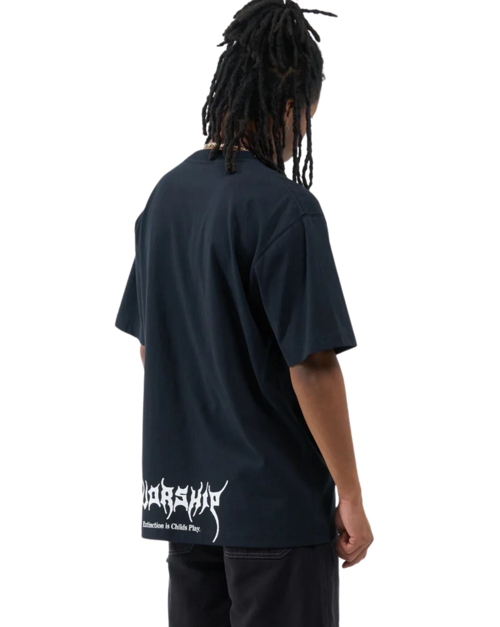Worship Mens Childs Play Tee Black