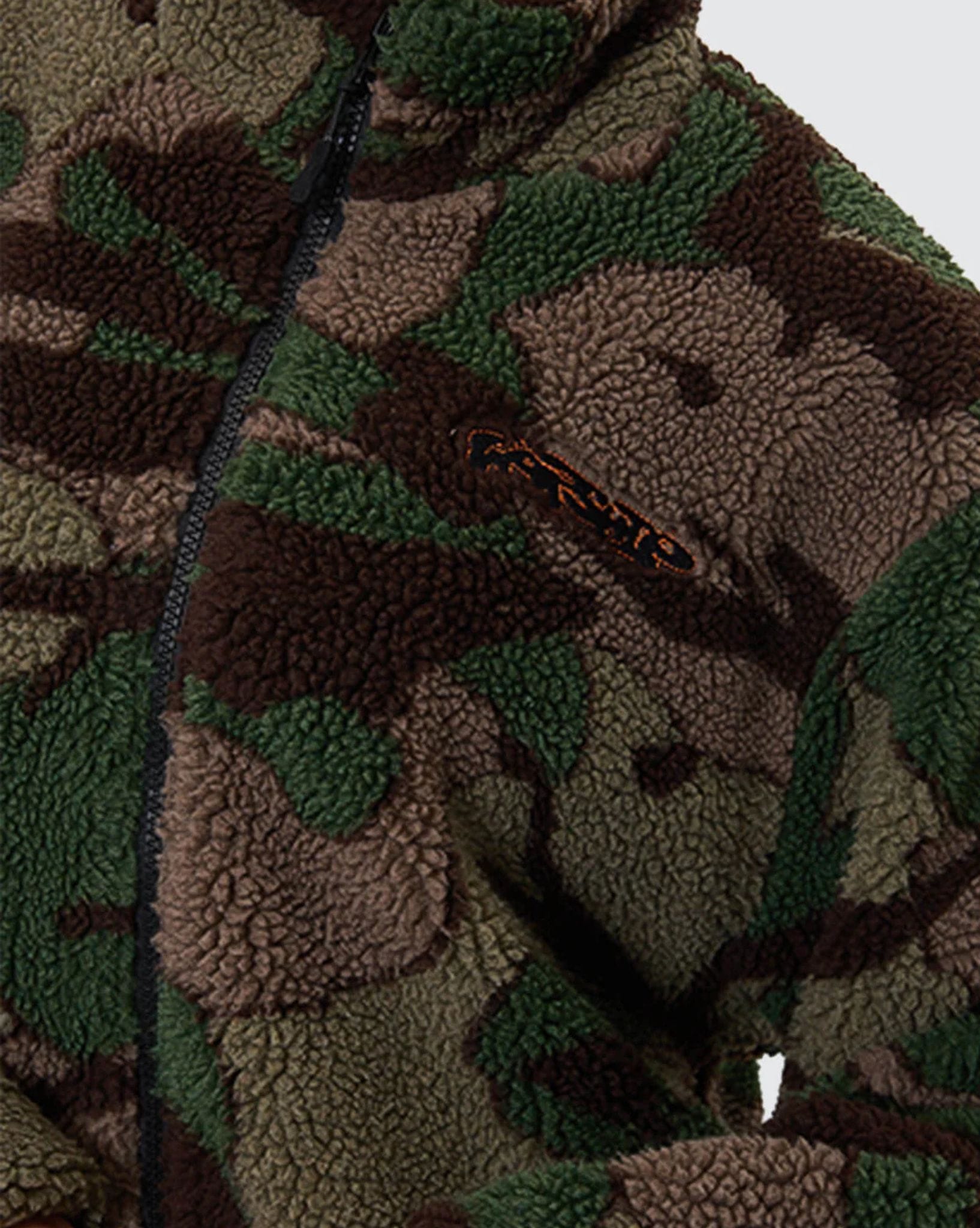 Worship Plain Zip Through Sherpa Fleece