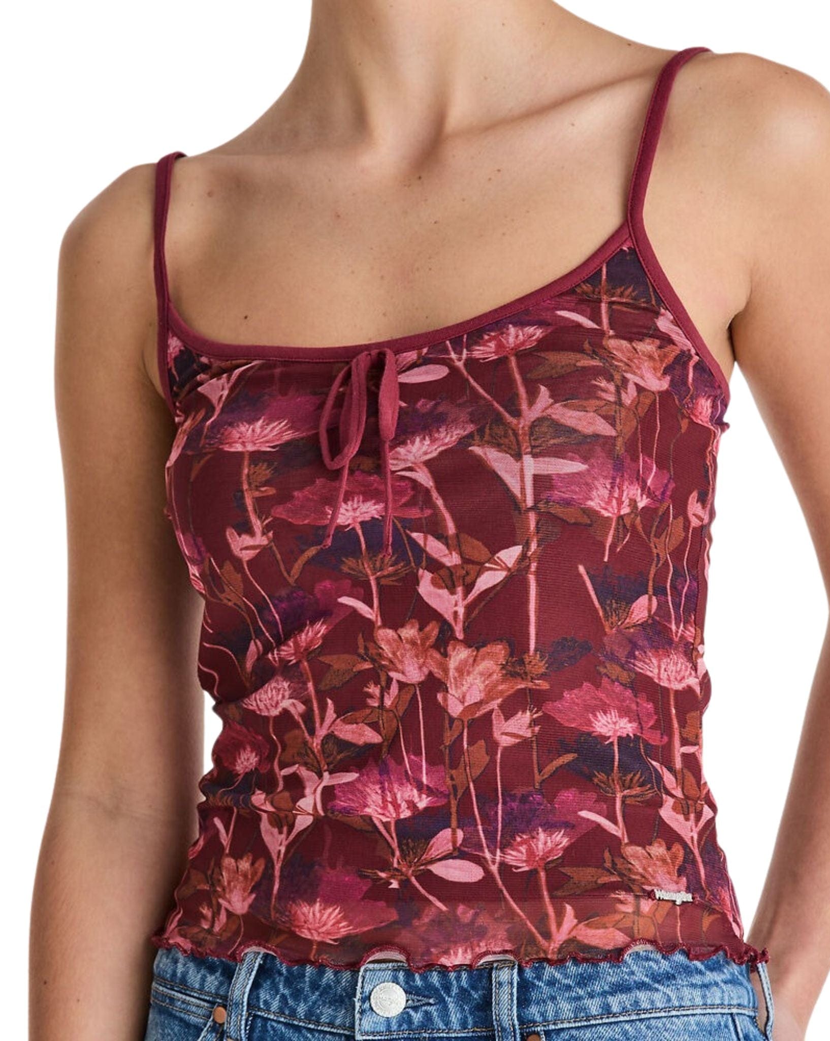 Wrangler Floral Fields Mesh Cami