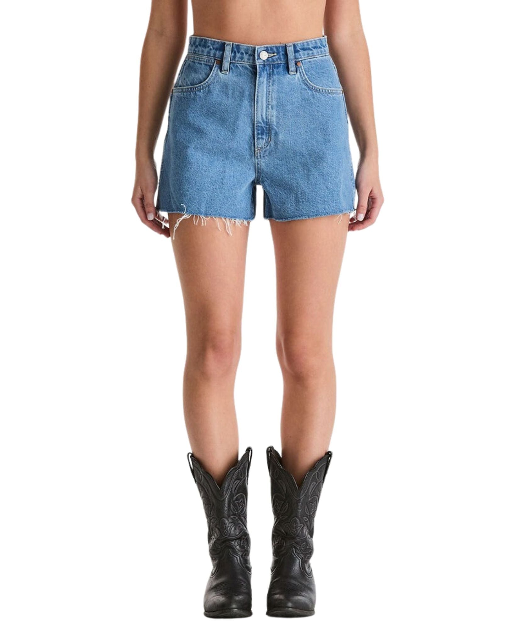 Wrangler Hi Bells Short - Nevada Blue