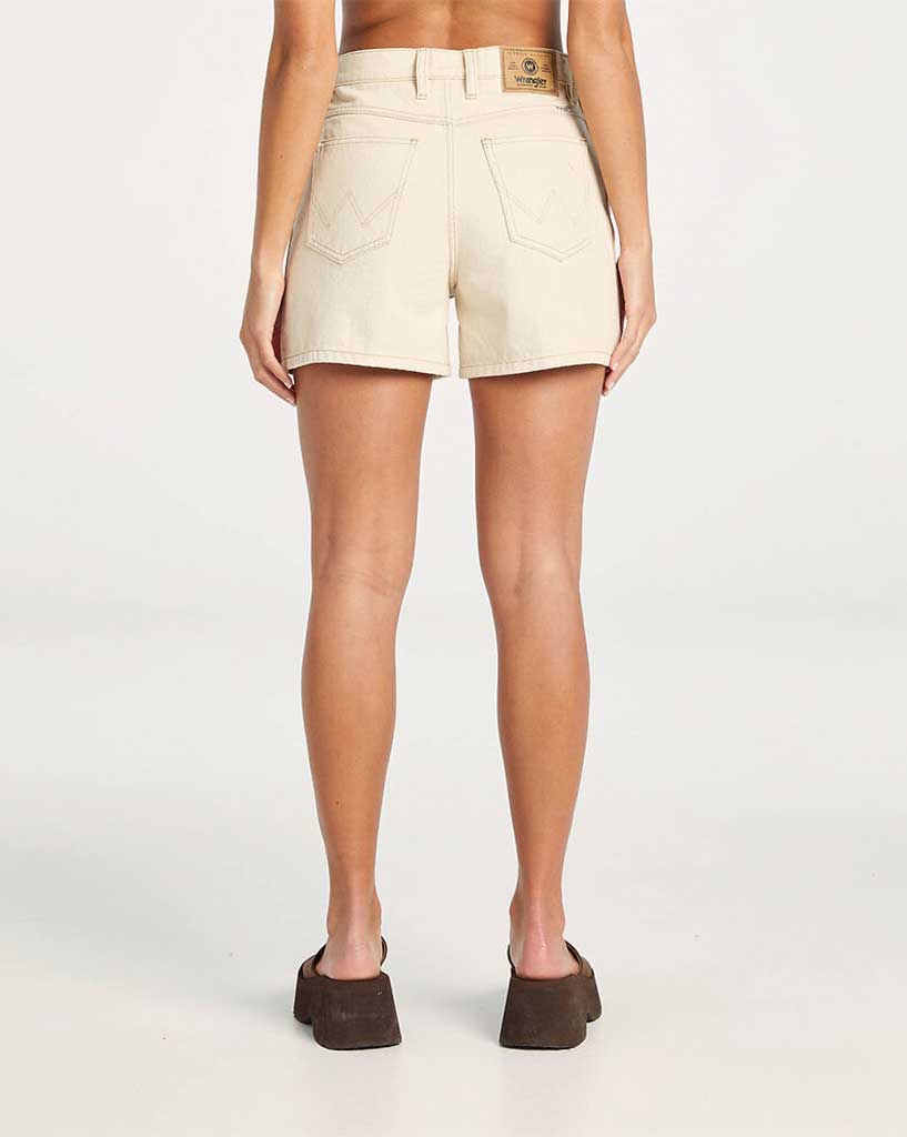 Wrangler Mid Vintage Straight Short - Natural Seed