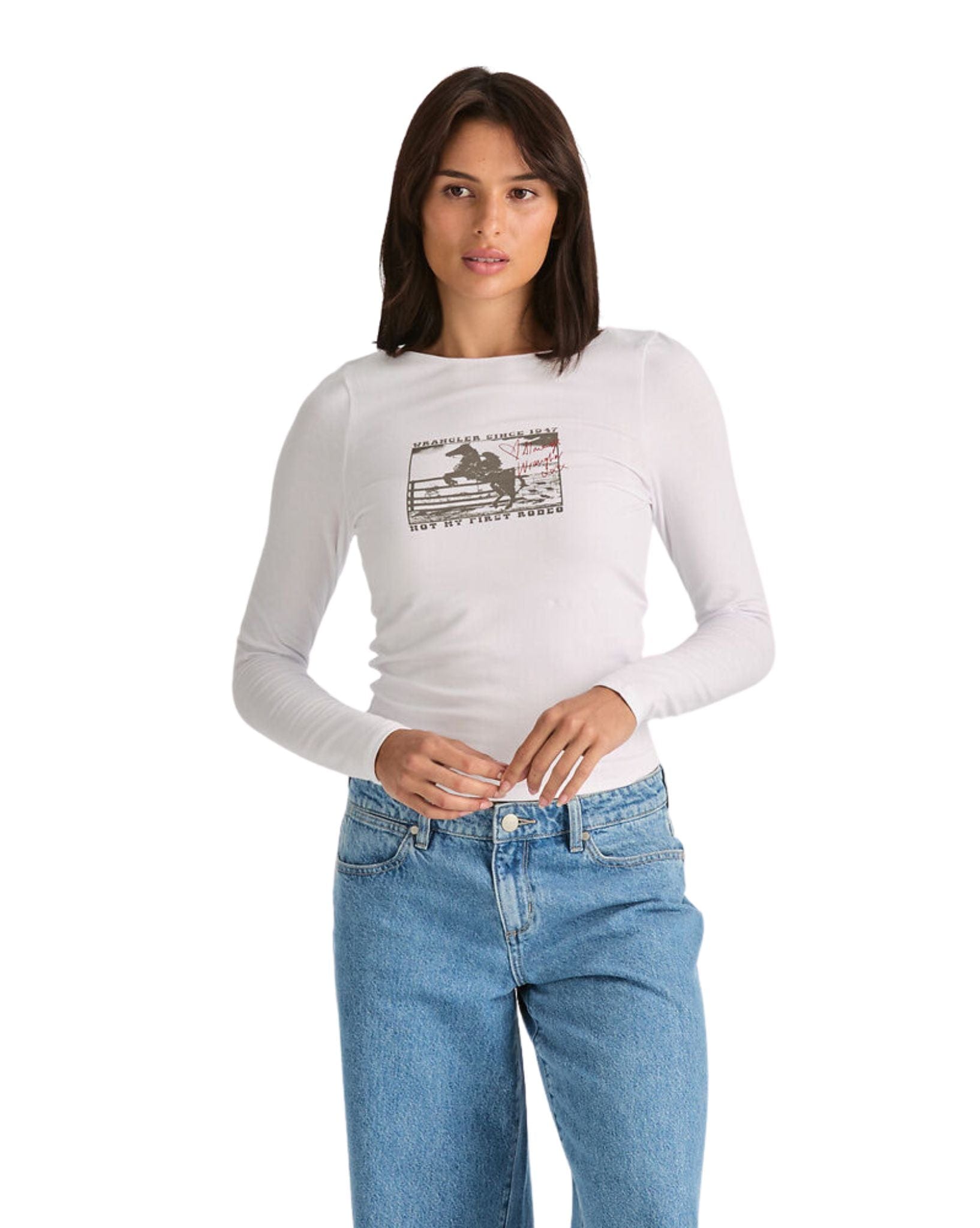 Wrangler Not My First Rodeo LS Tee