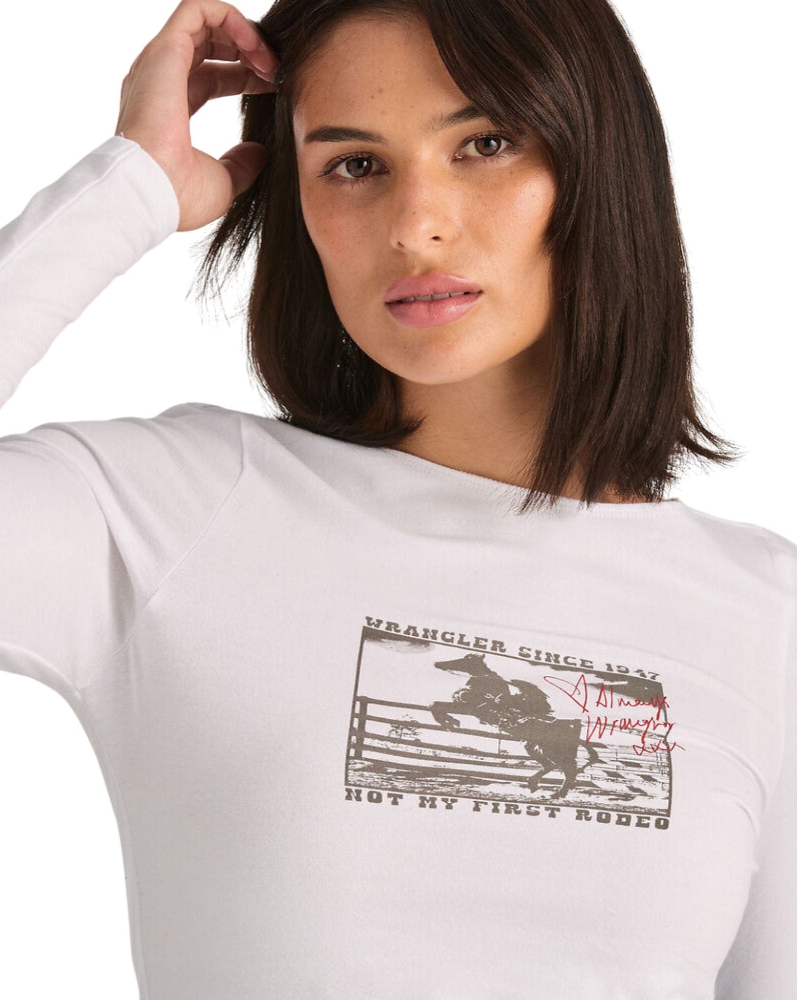 Wrangler Not My First Rodeo LS Tee