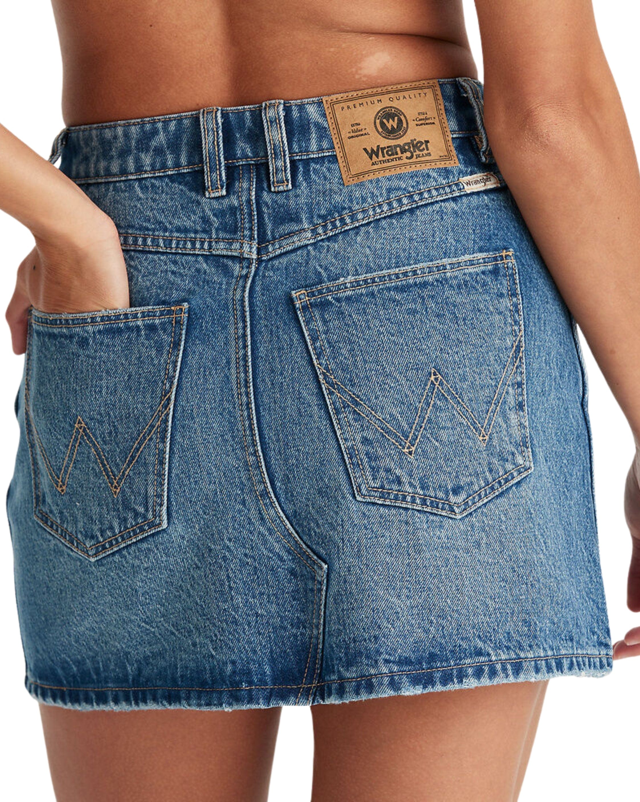 Wrangler Repair Mini Skirt