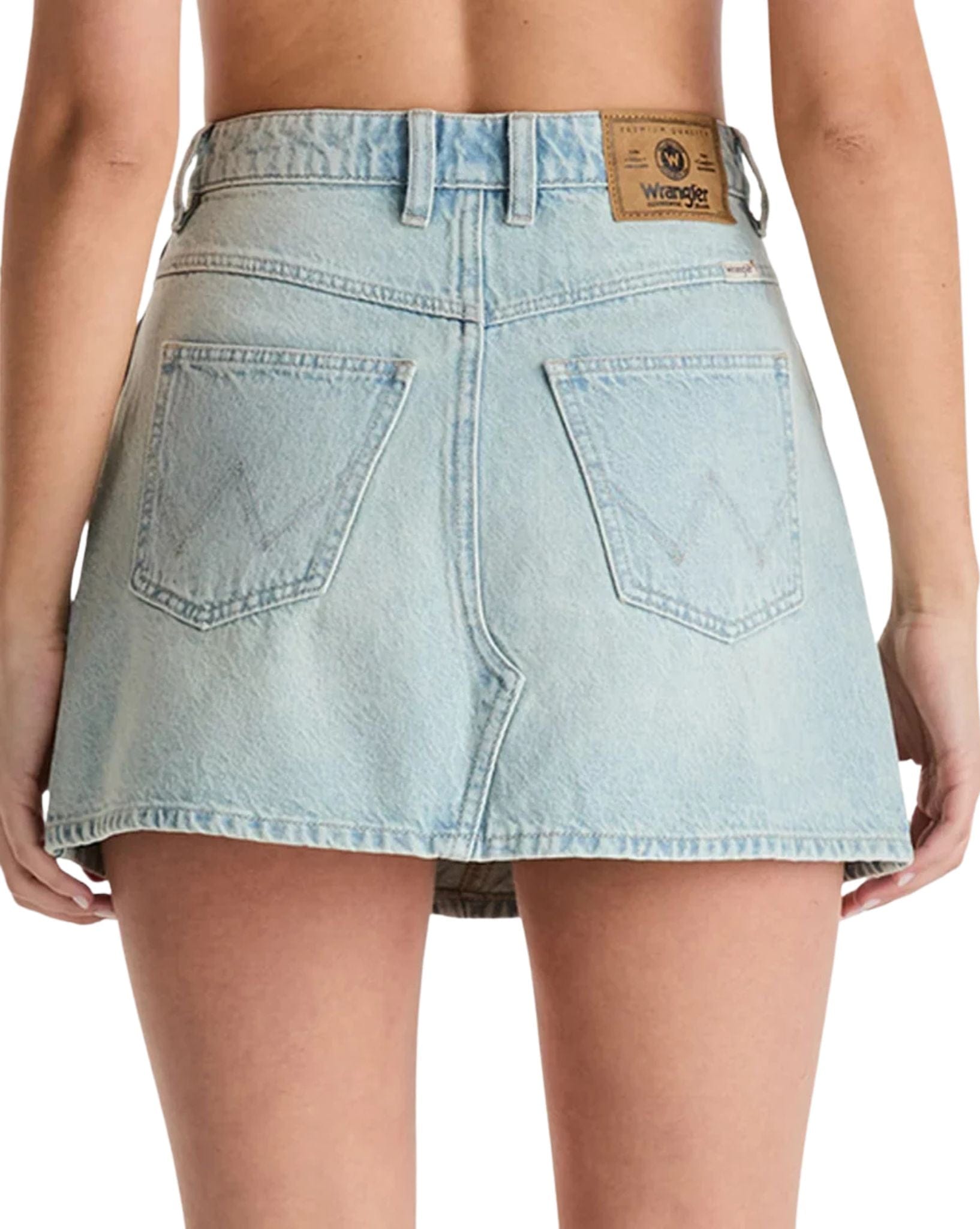 Wrangler Repair Mini Skirt - Sun Bleached