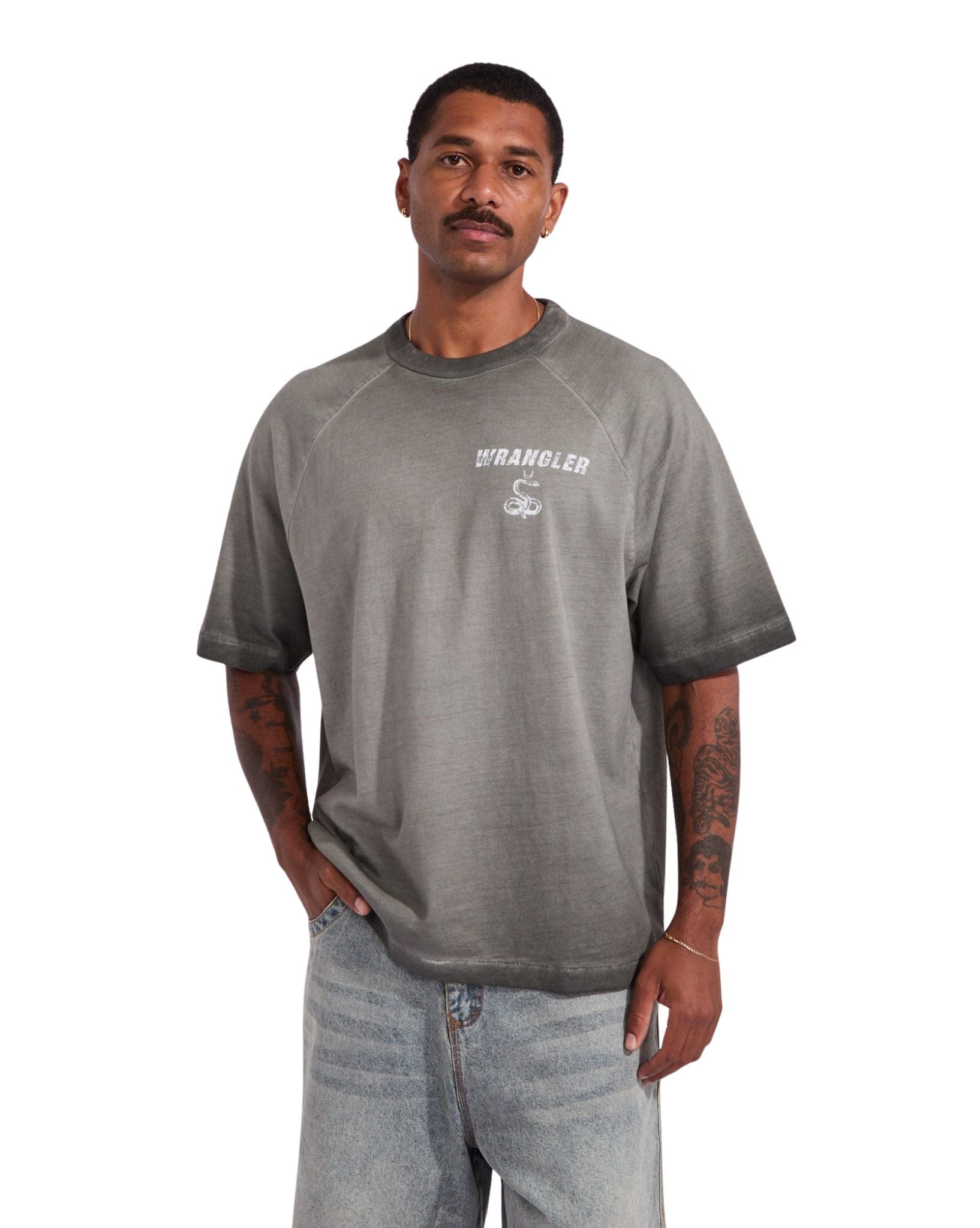 Wrangler Tour Box Raglan Tee