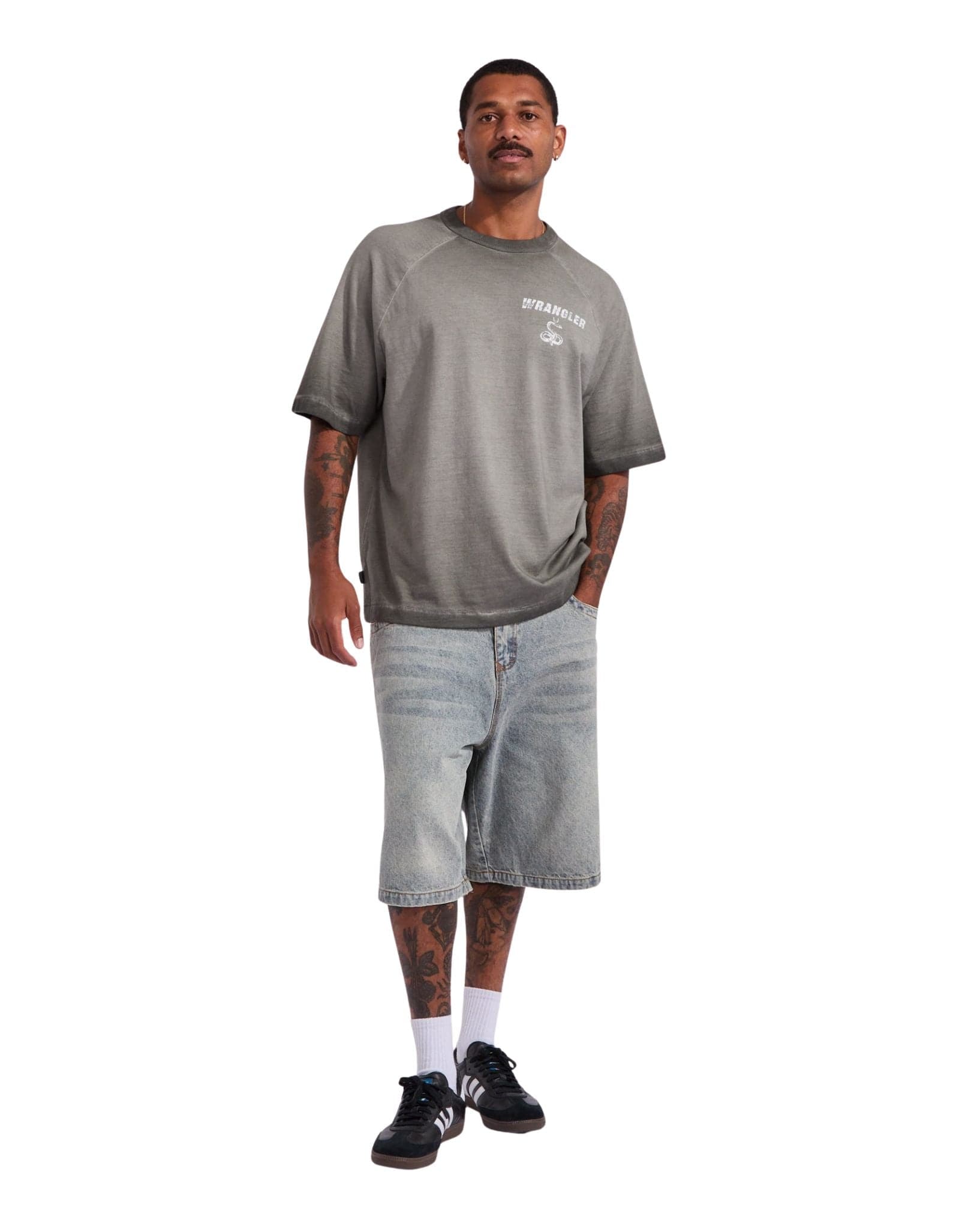 Wrangler Tour Box Raglan Tee