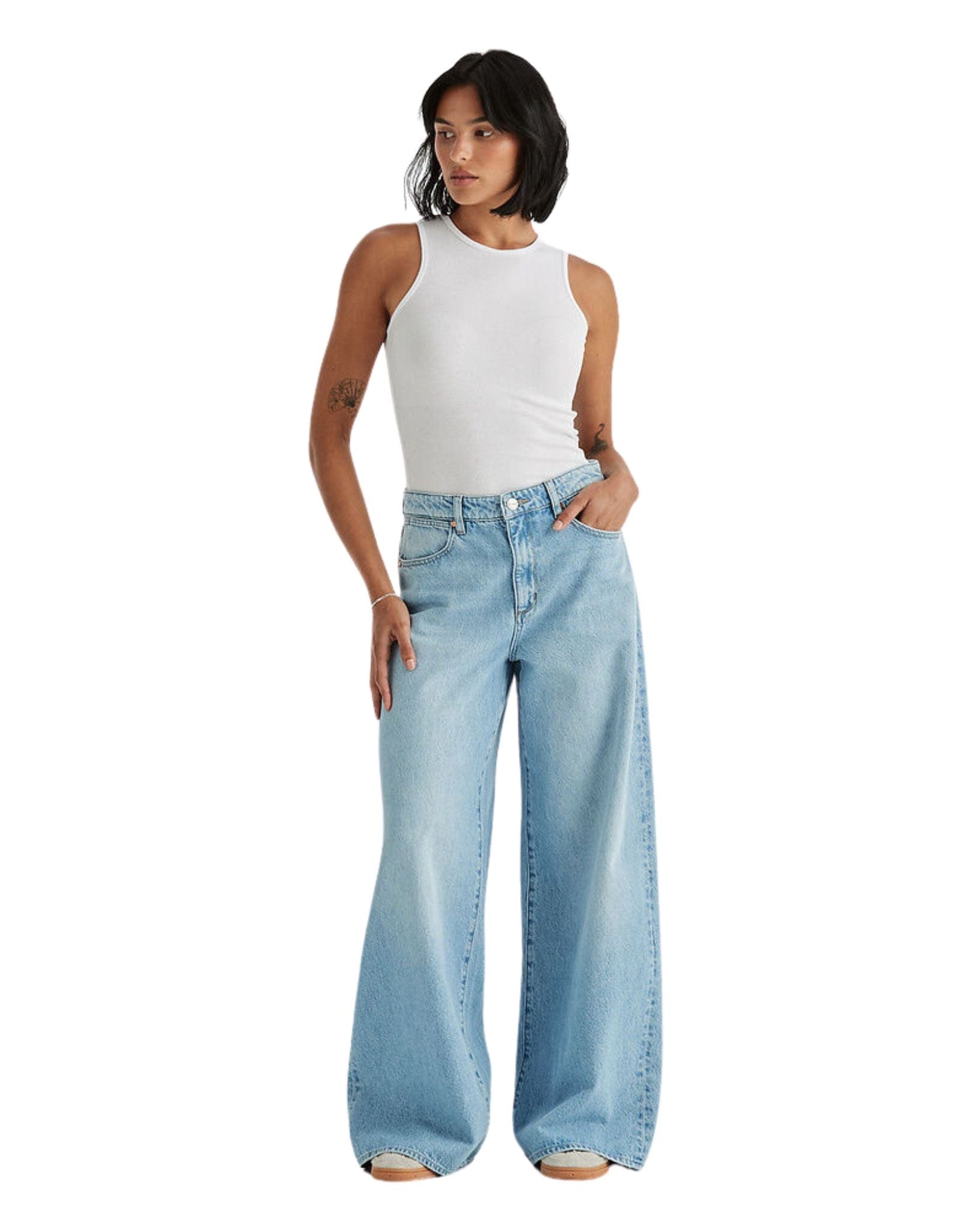 Wrangler Womens Mid Stevie - Set Time Blue