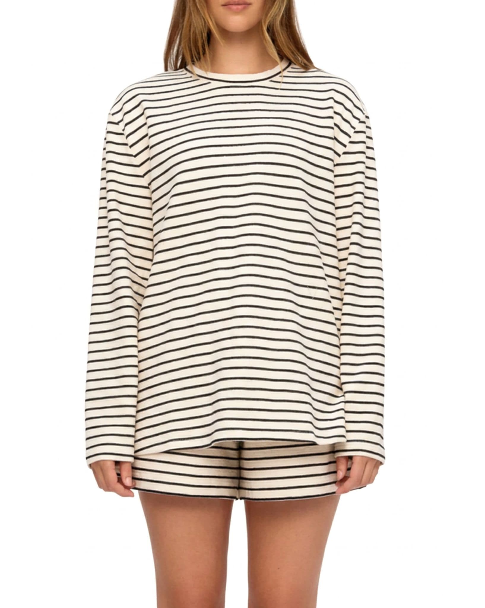 Zulu & Zephyr Black Stripe Jersey Sport Short