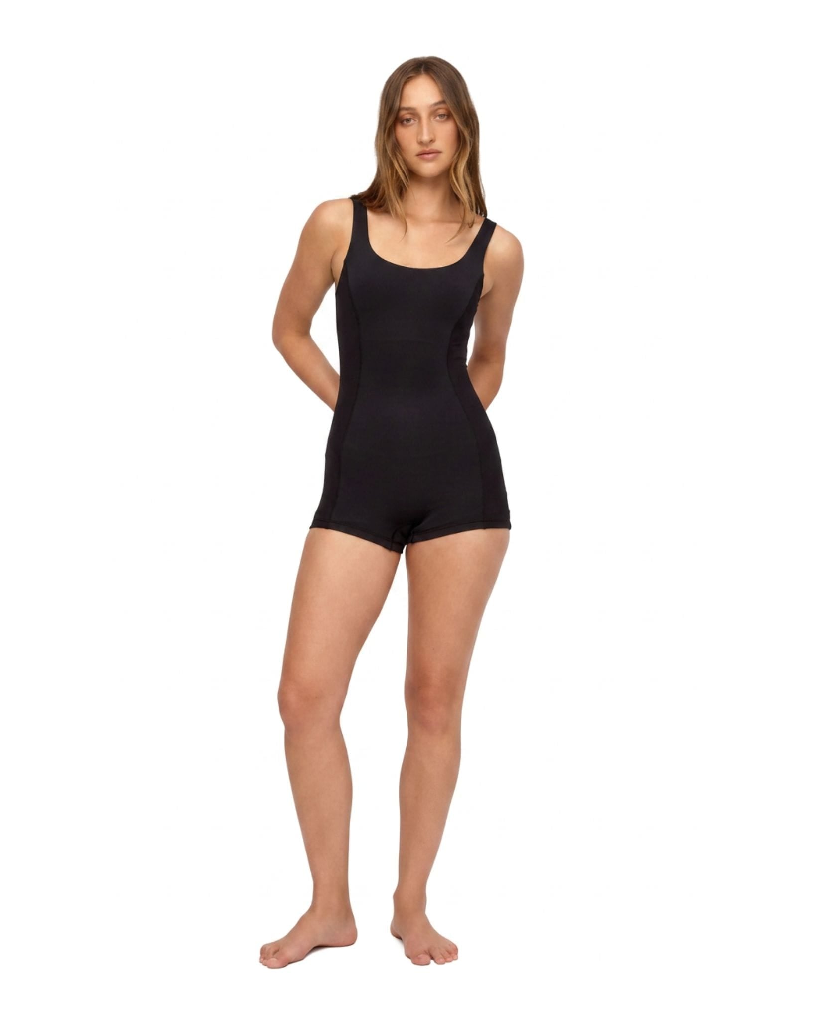 Zulu & Zephyr Black Tonal 2 Inch Bodysuit