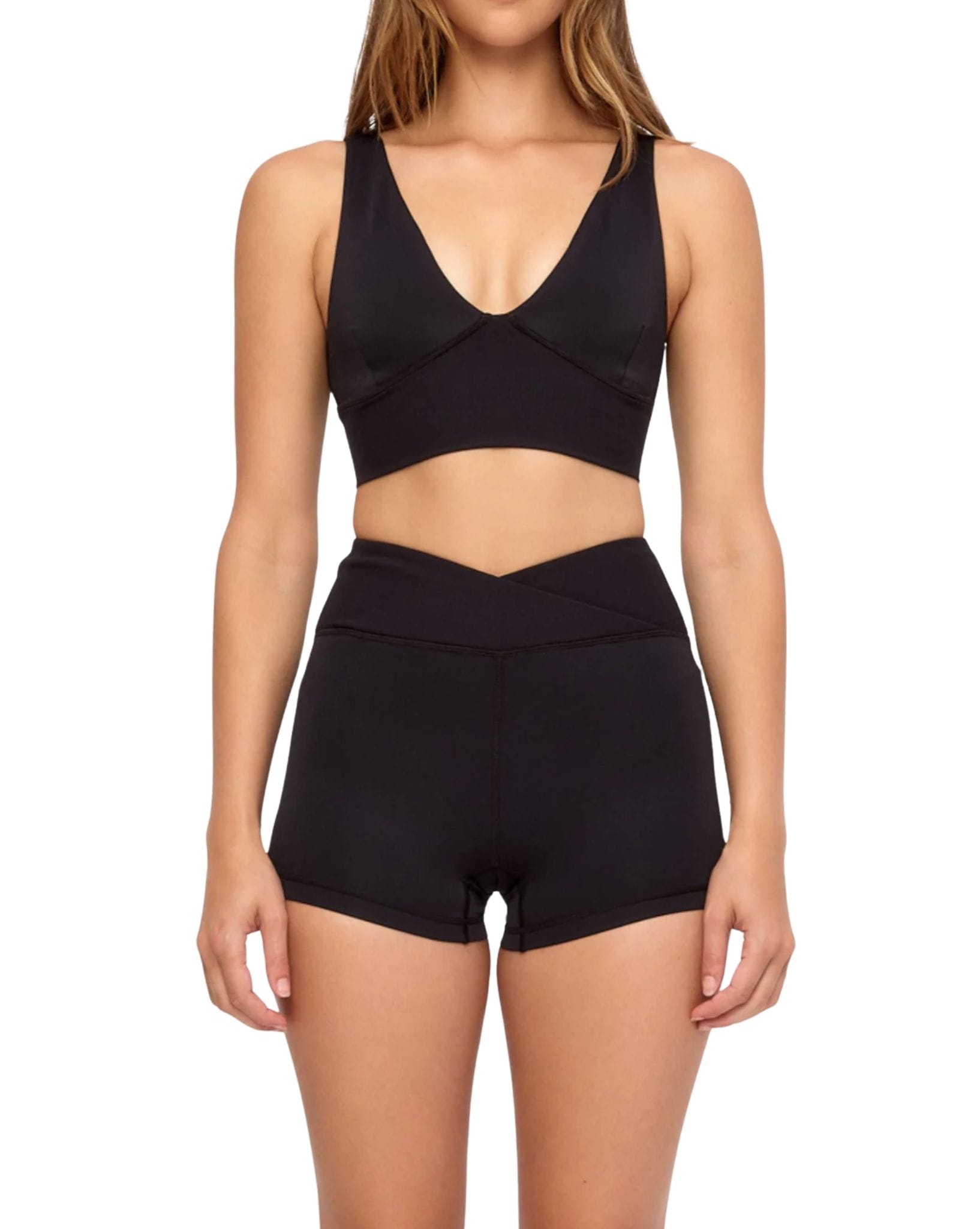 Zulu & Zephyr Black Tonal 4 Inch Bike Short