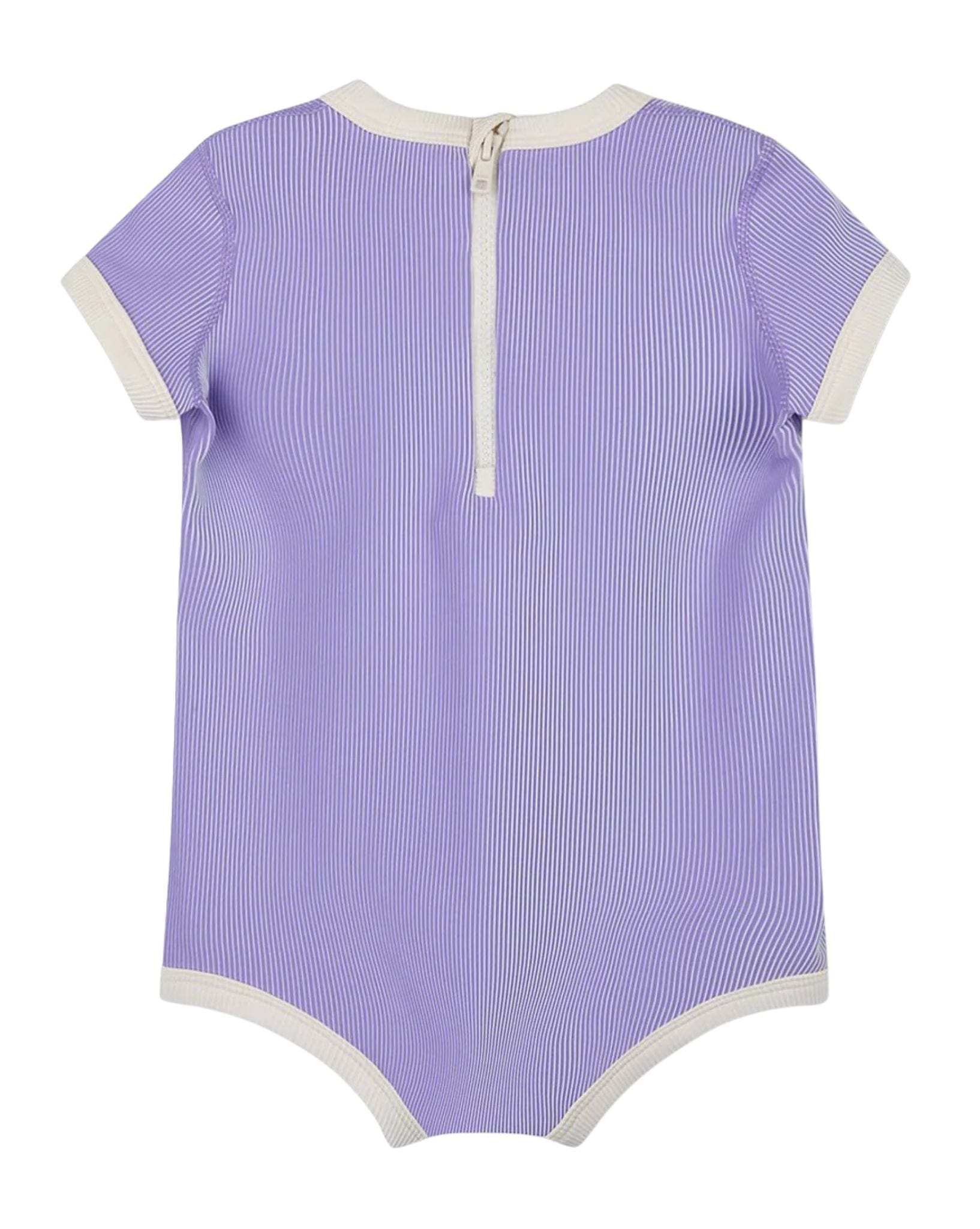 Zulu & Zephyr Mini Stripe Rib Infant Onesie