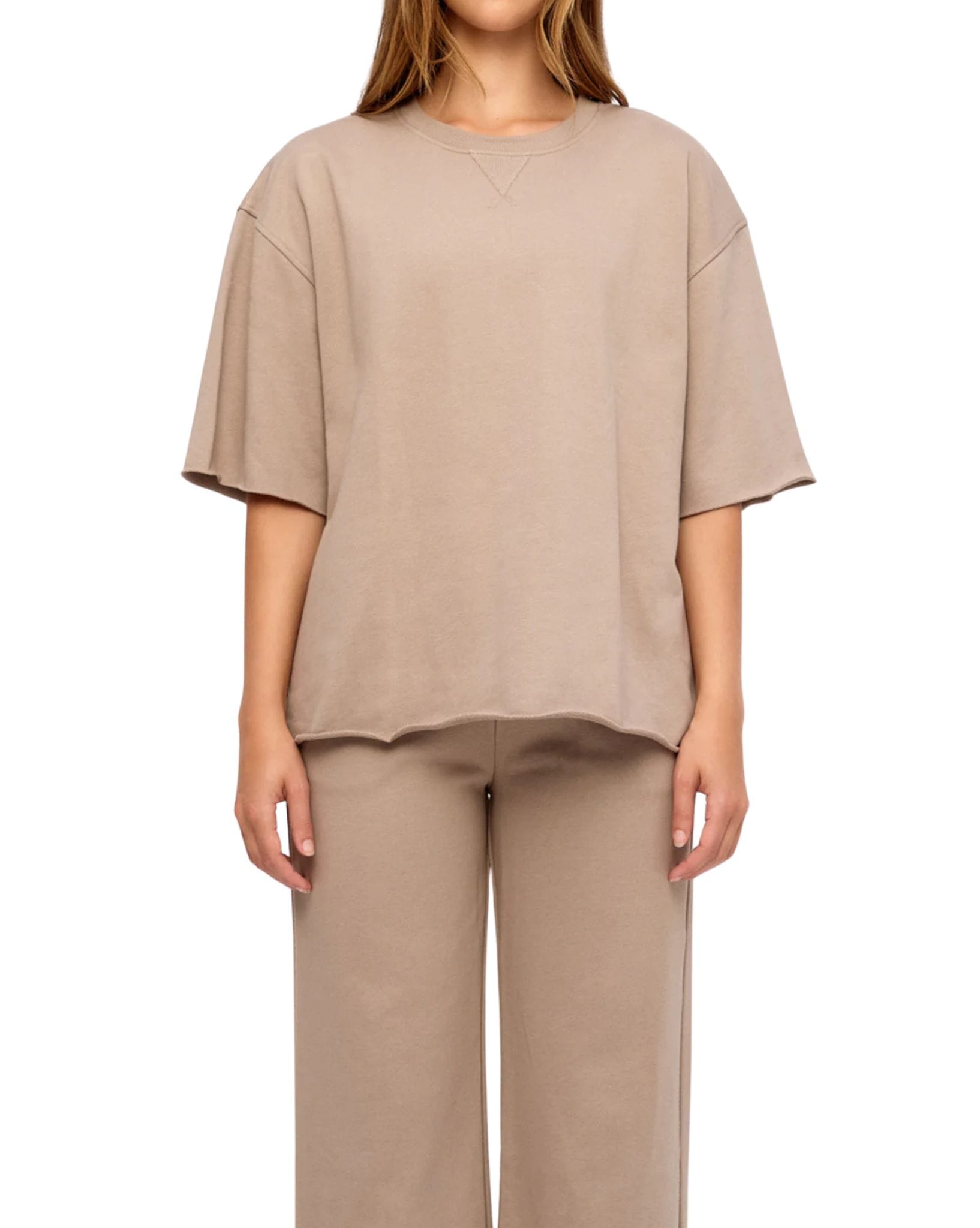 Zulu & Zephyr Stone Terry Sport Tee