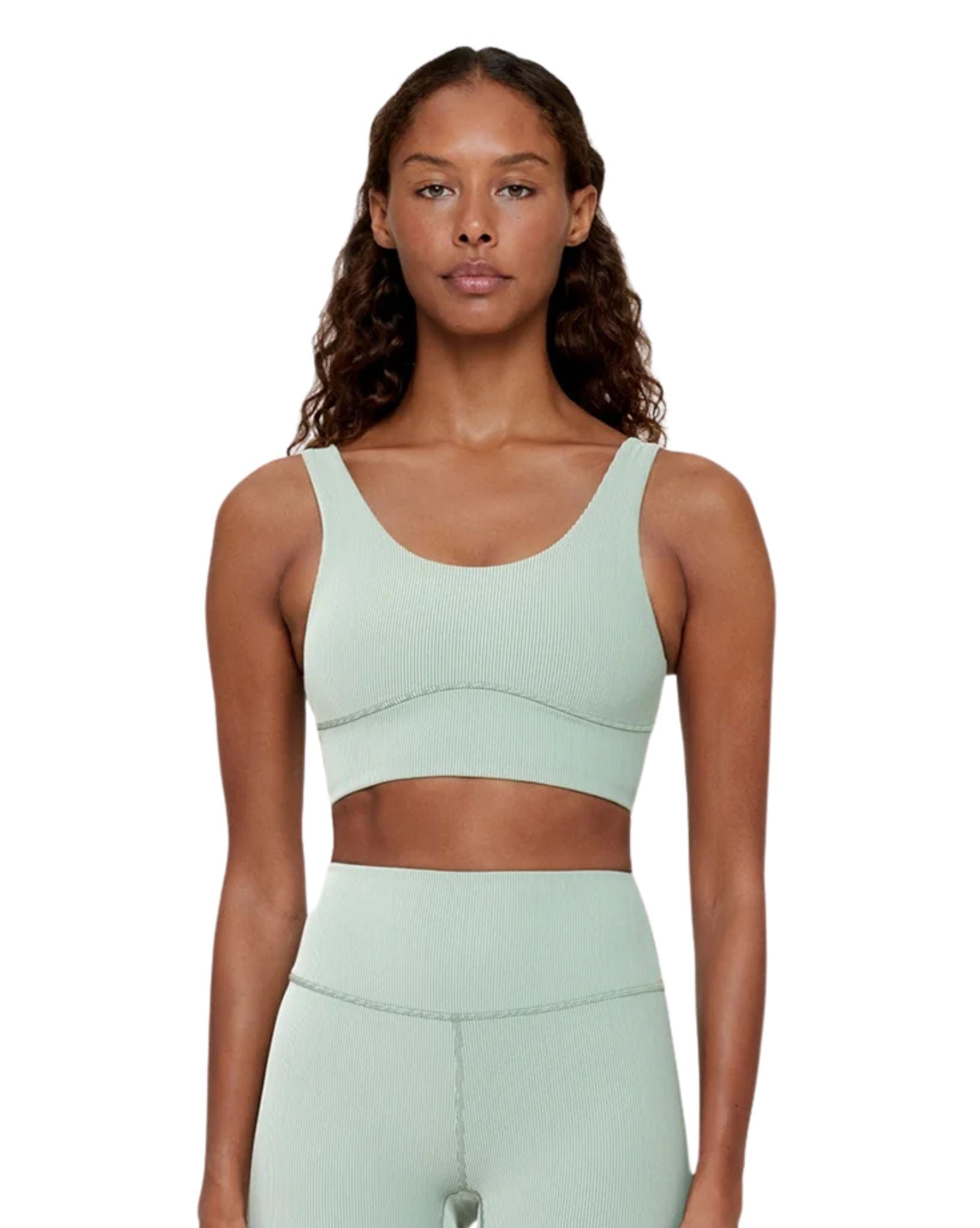 Zulu & Zephyr Stripe Rib Crop Top