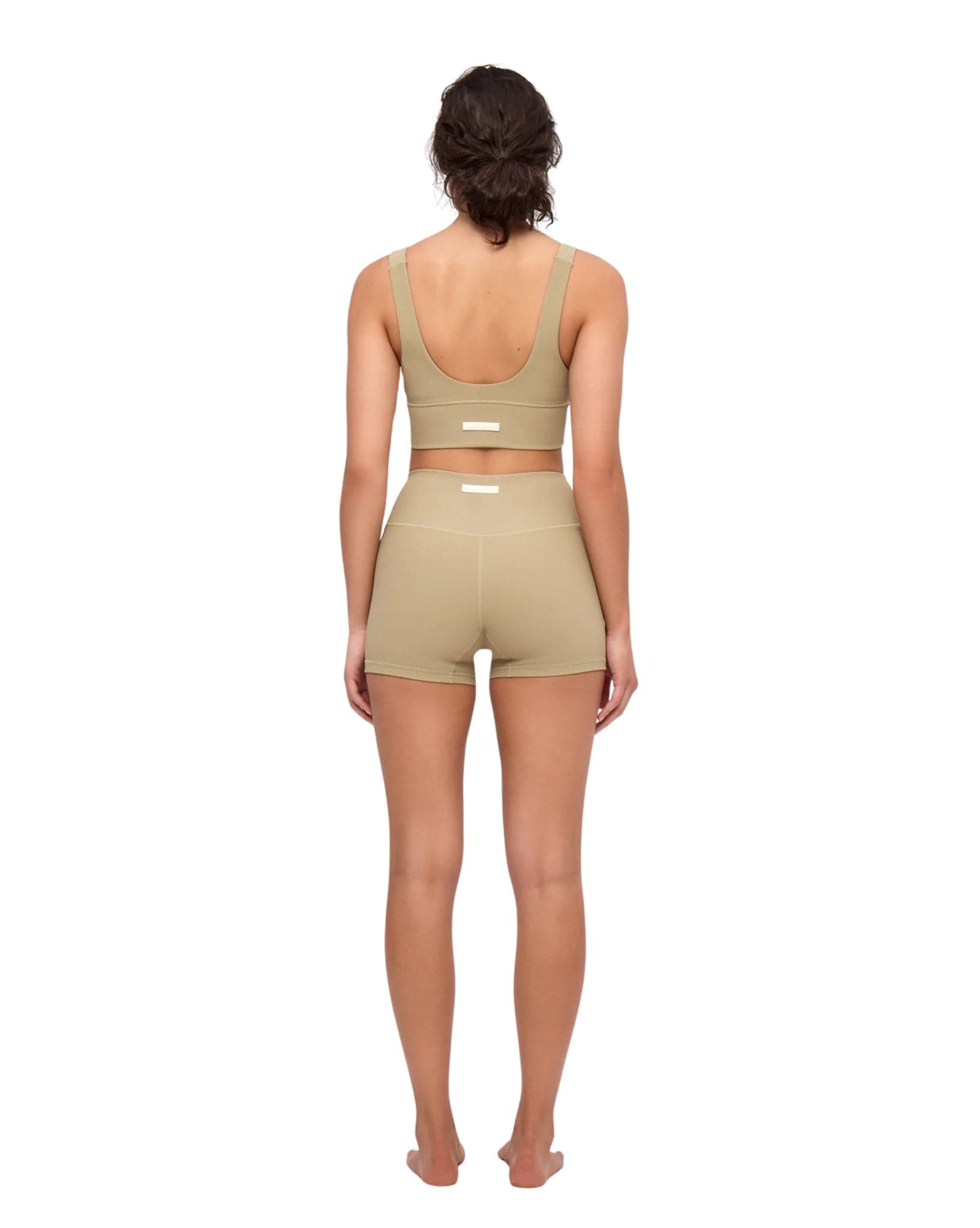 Stripe Rib Crop Top - Olive - Natural Necessity Surf Shop