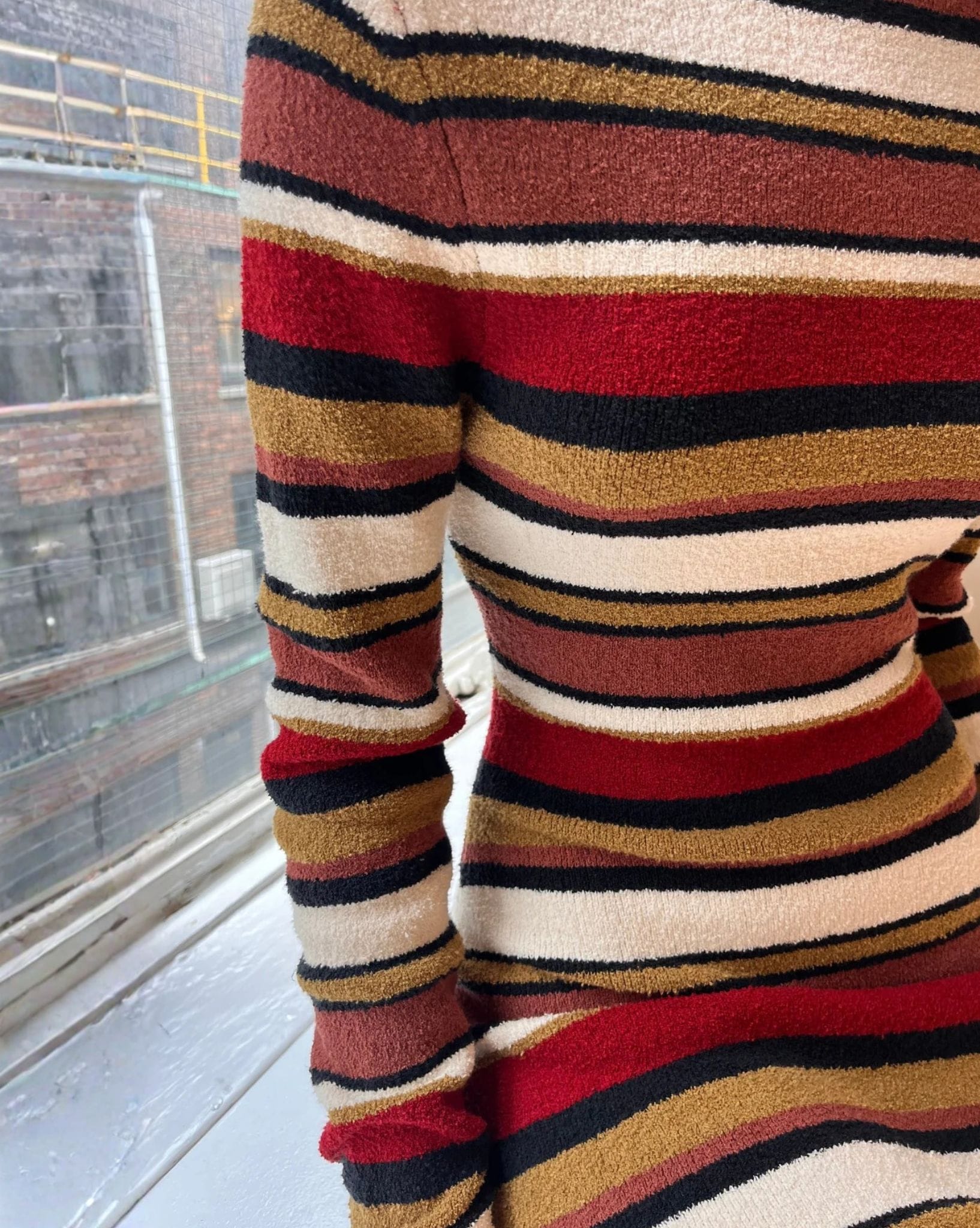 Zulu & Zephyr Textured Knit Mini Dress LS