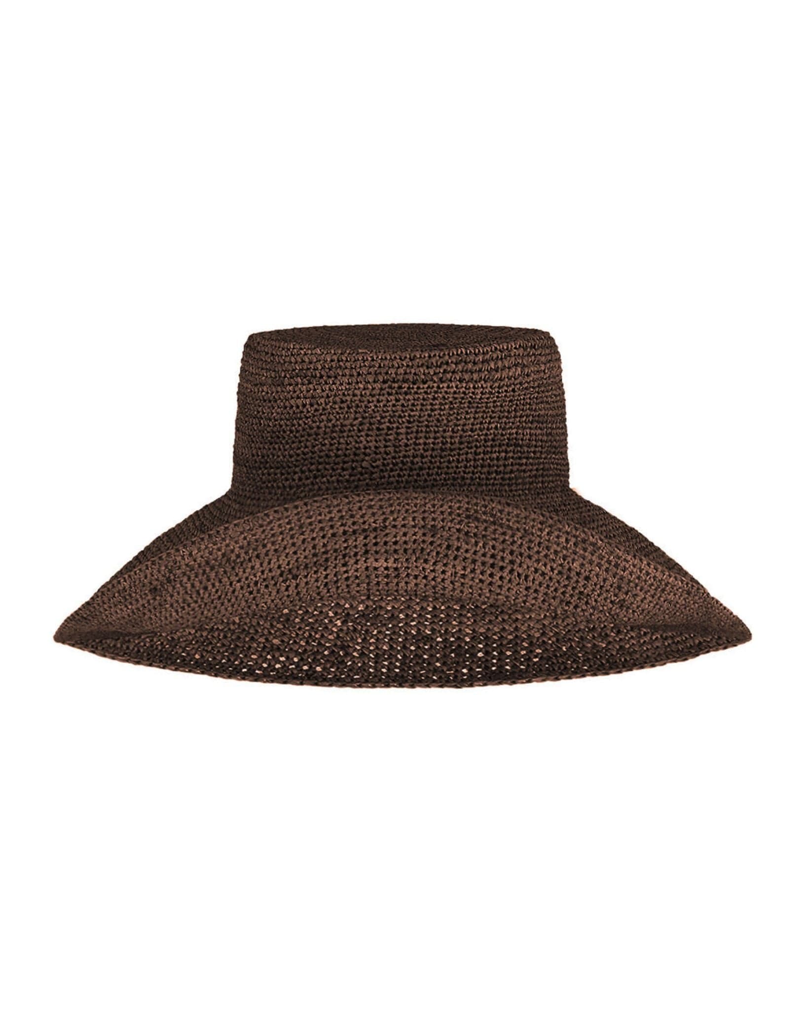 Zulu & Zephyr Walnut Raffia Hat